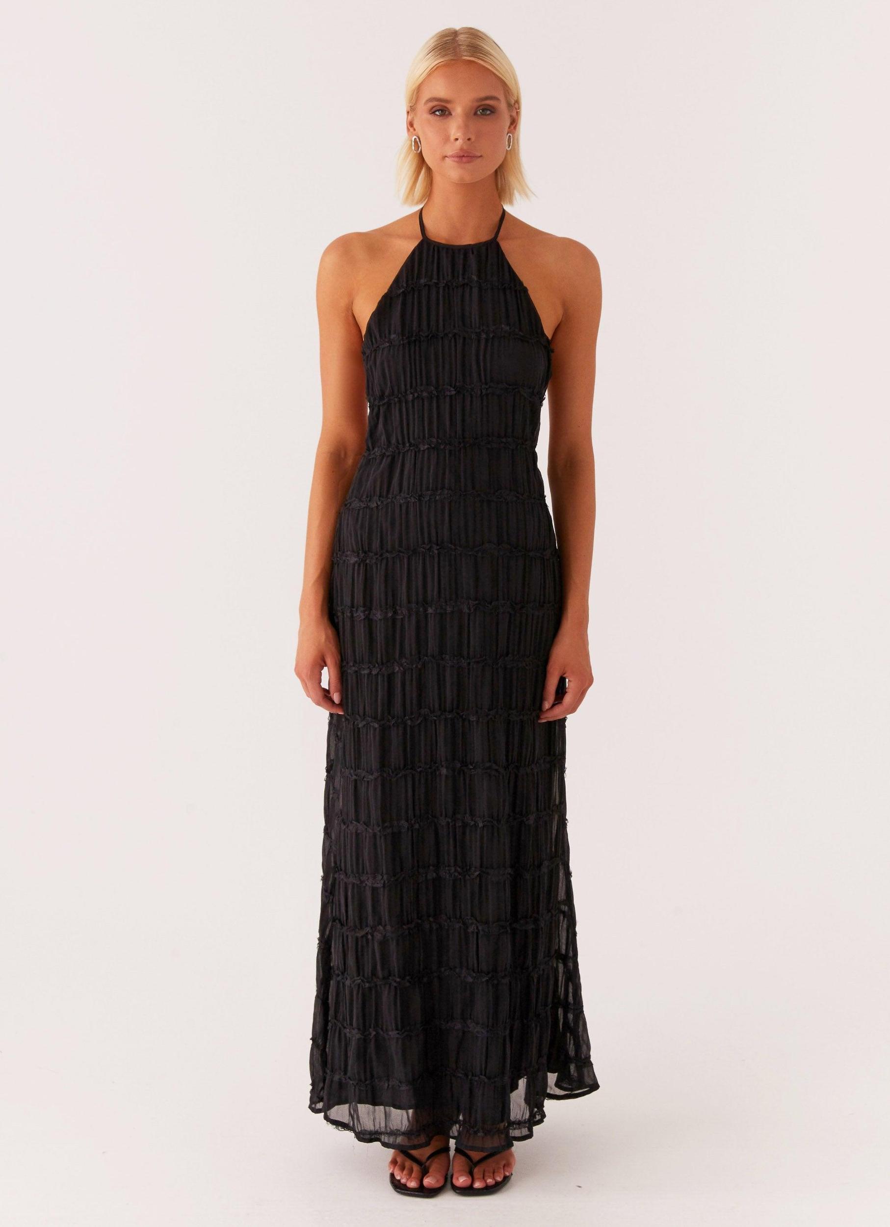 Aullie Maxi Dress - Black Product Image