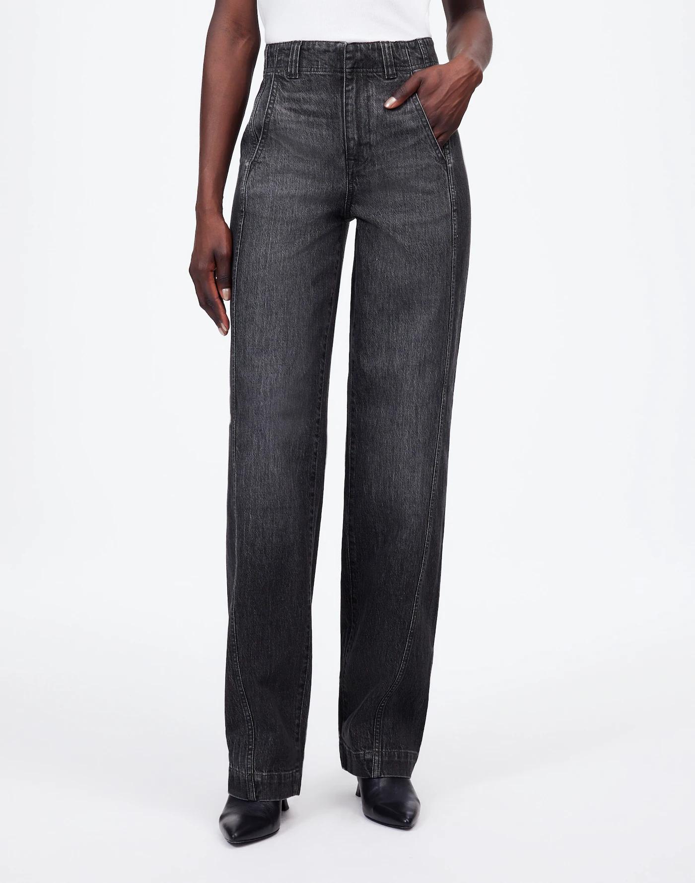 Tapered Denim Trousers Product Image