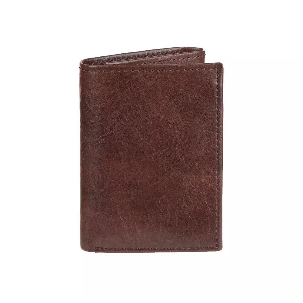 Men's Sonoma Goods For Life® RFID-Blocking Trifold Wallet, Brown Product Image