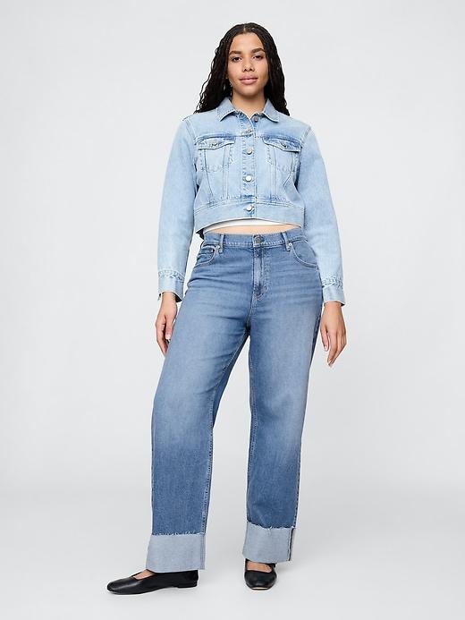 Mid Rise 90s Loose Jeans Product Image