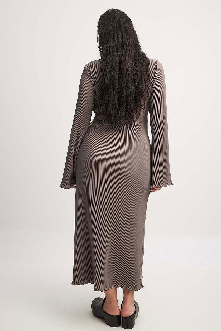 Pleated Midi Dress Product Image