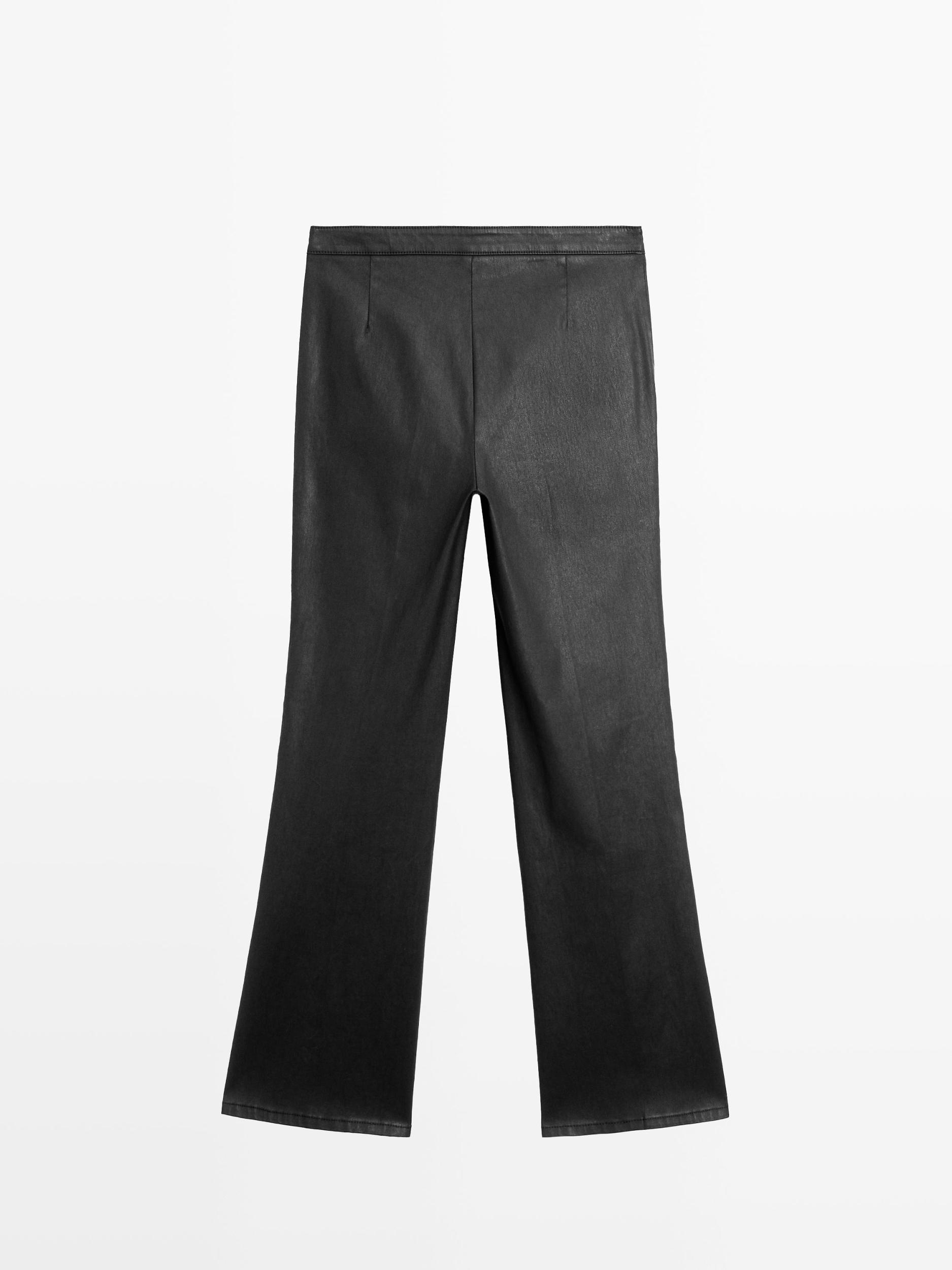 Flared cropped trousers Product Image