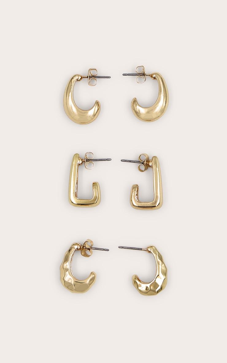  Gold Tear Drop Multi-pack Earring Product Image