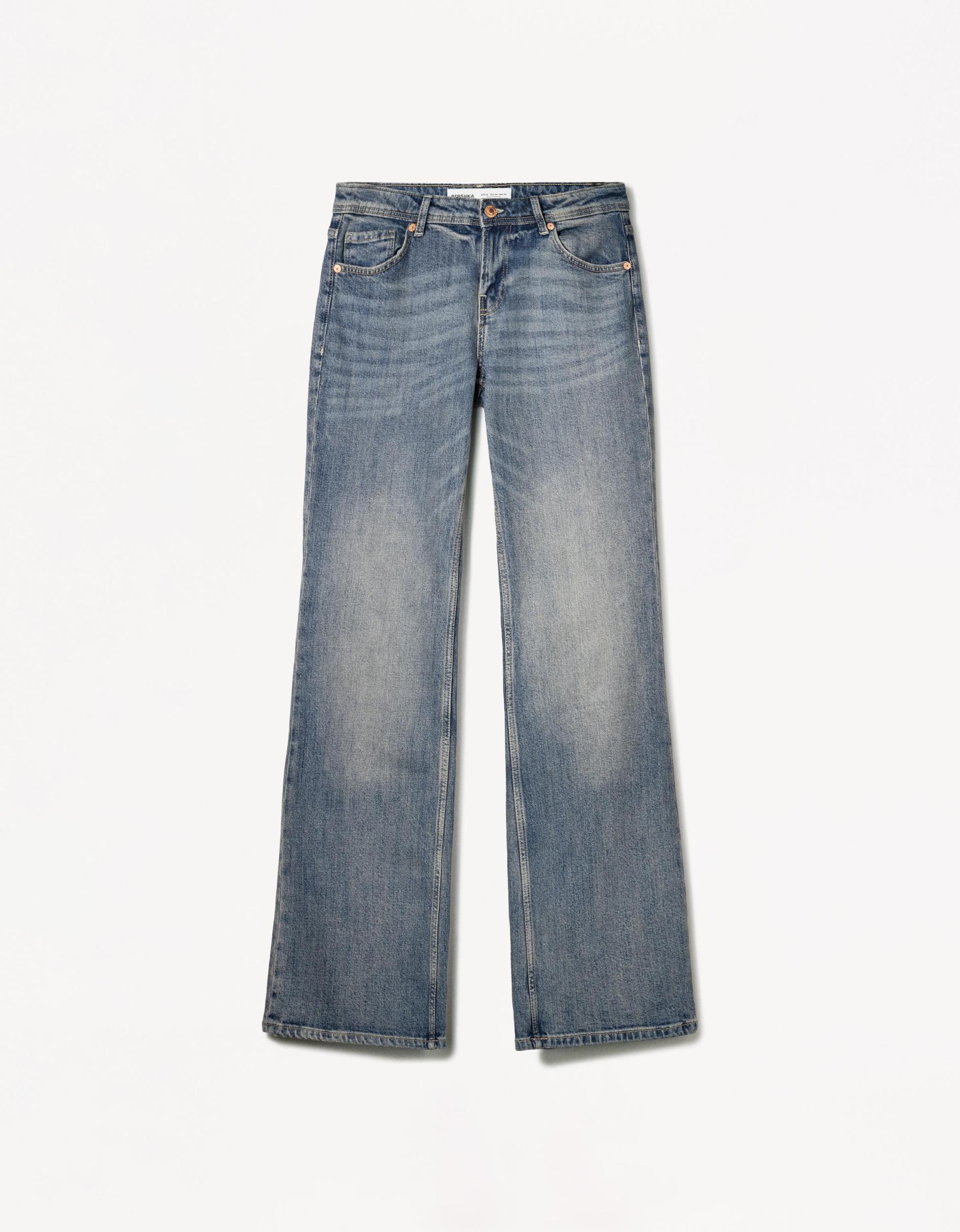 Low waist boot-cut jeans Product Image