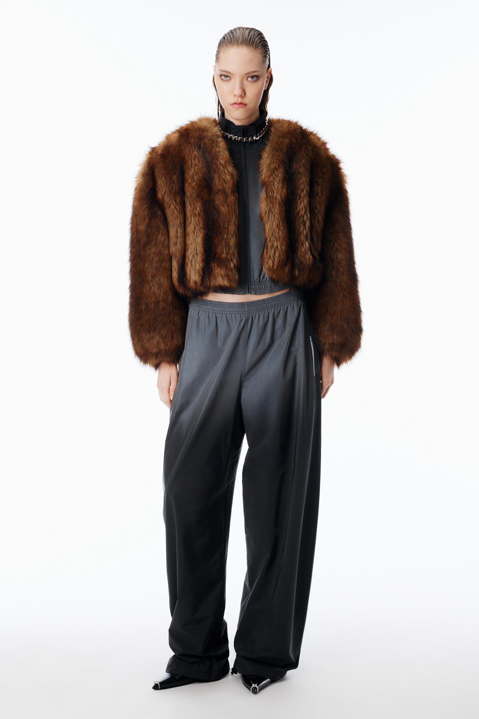 Reflective Track Pant Mid-rise Product Image