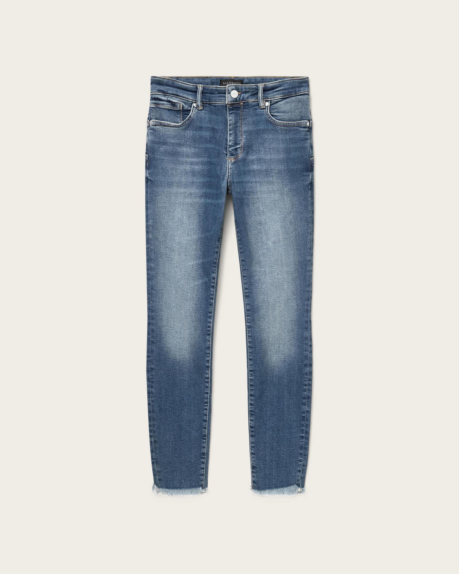 Miller Push Up Skinny Fit Denim Jeans DEEP ROYAL BLUE | ALLSAINTS US Product Image