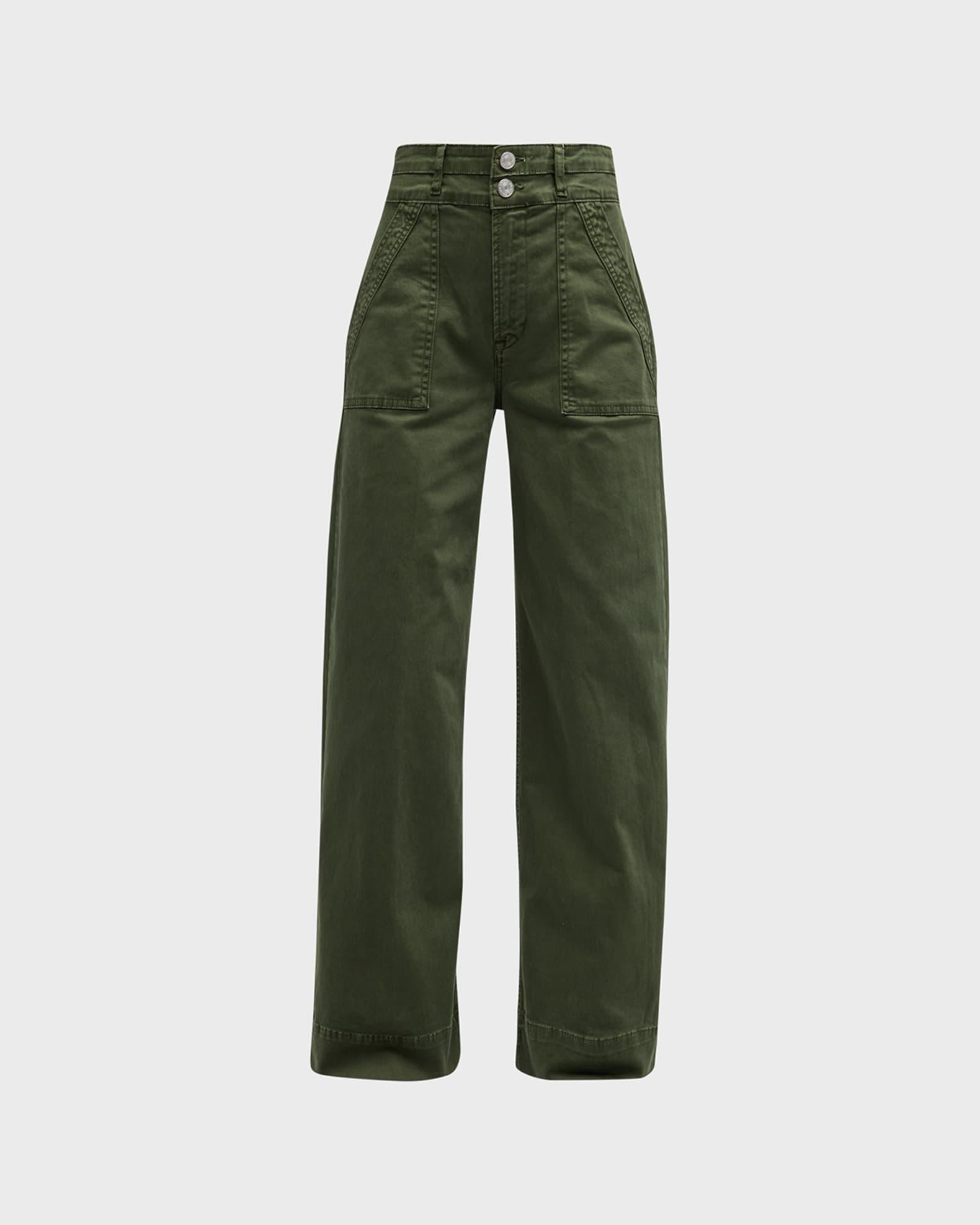 Double Waistband Slim Palazzo Pants Product Image