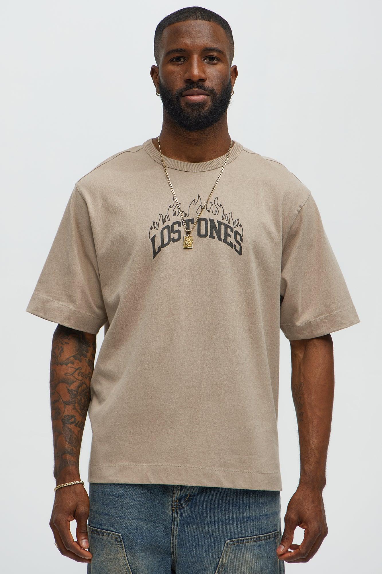 Lost Ones Oversized Short Sleeve Tee - Sand Product Image