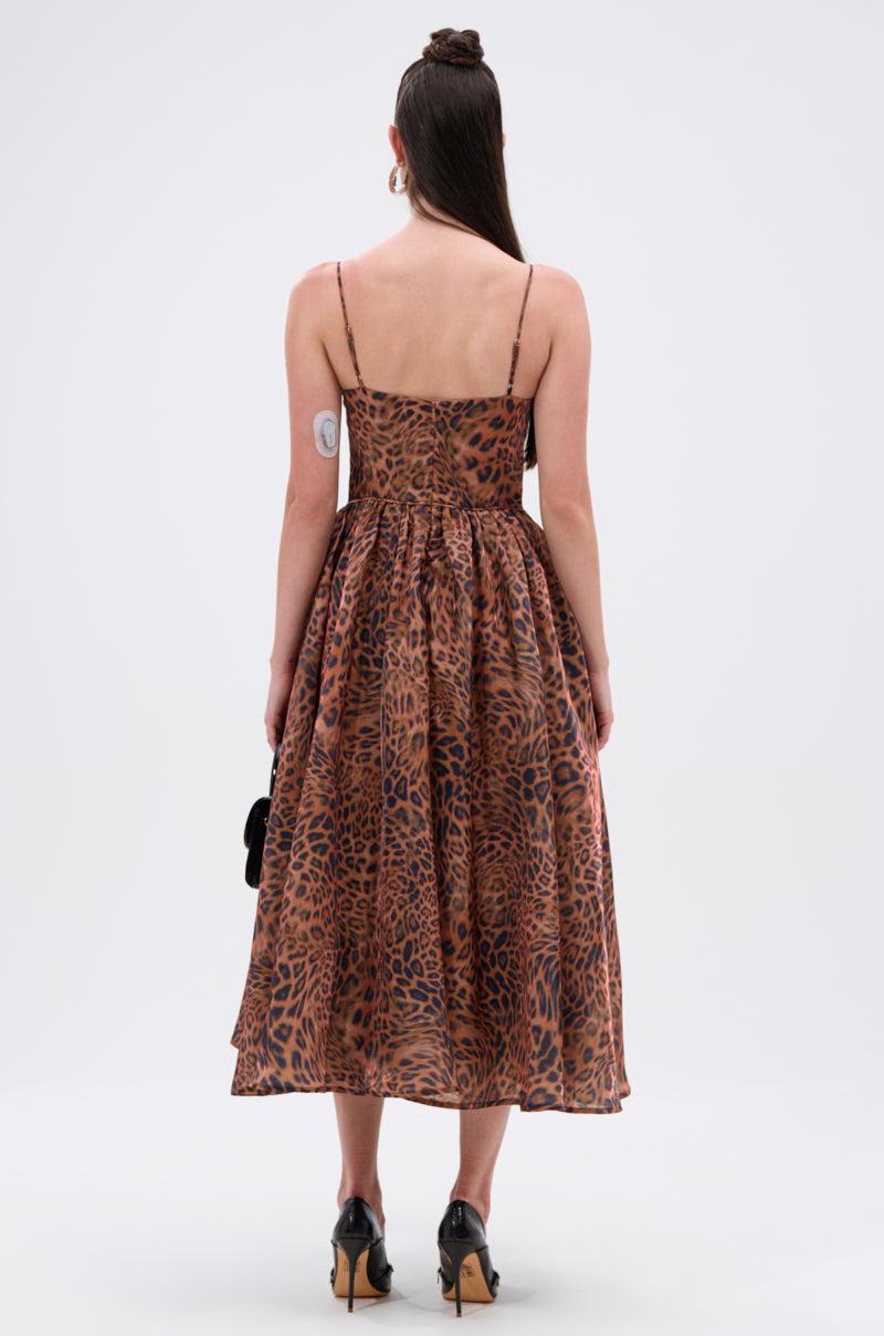 CHEETAH SISTERS MIDI DRESS Product Image