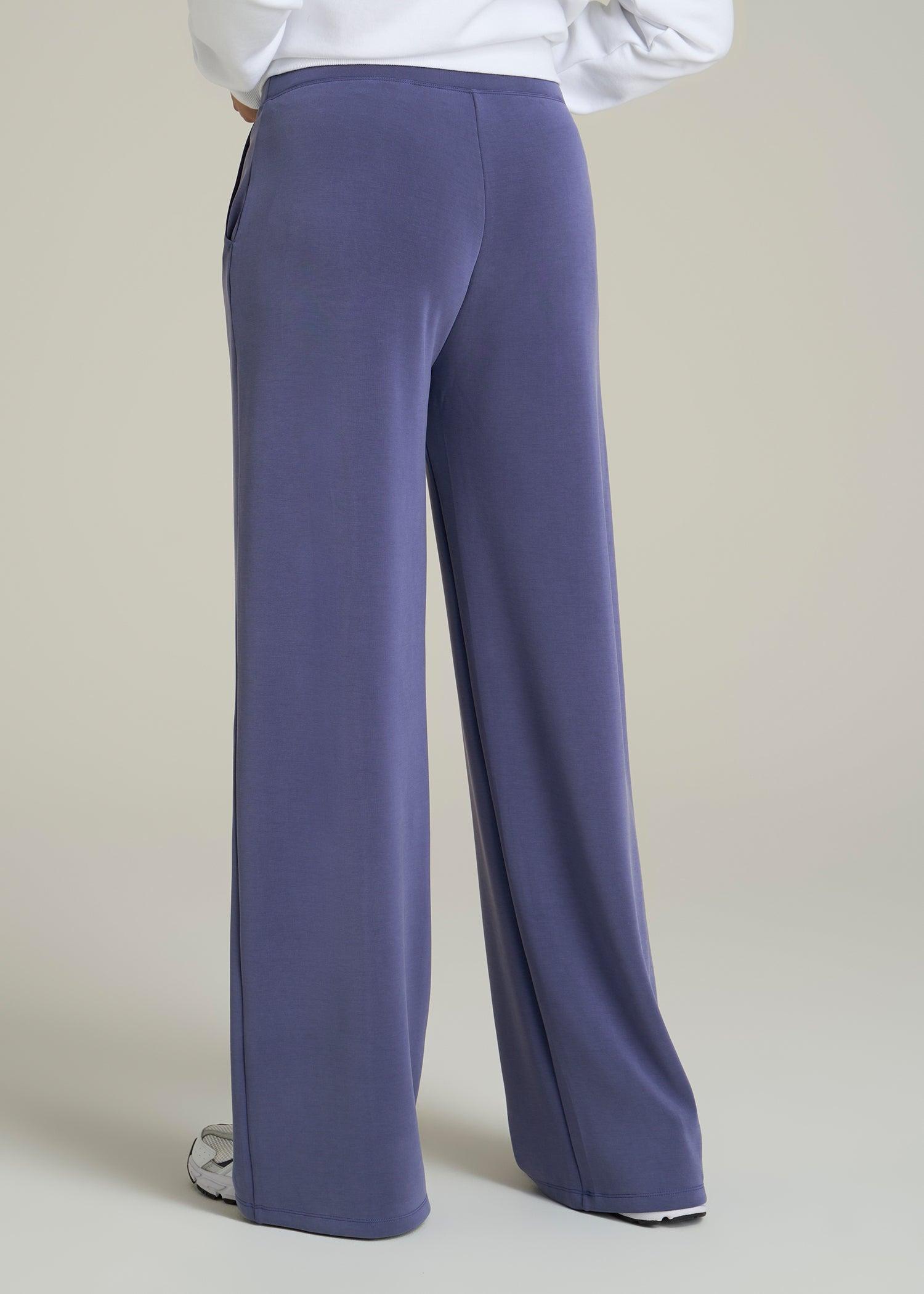 Soft Motion Wide Leg Ultra High Rise Pant for Tall Women in Future Dusk Female Product Image