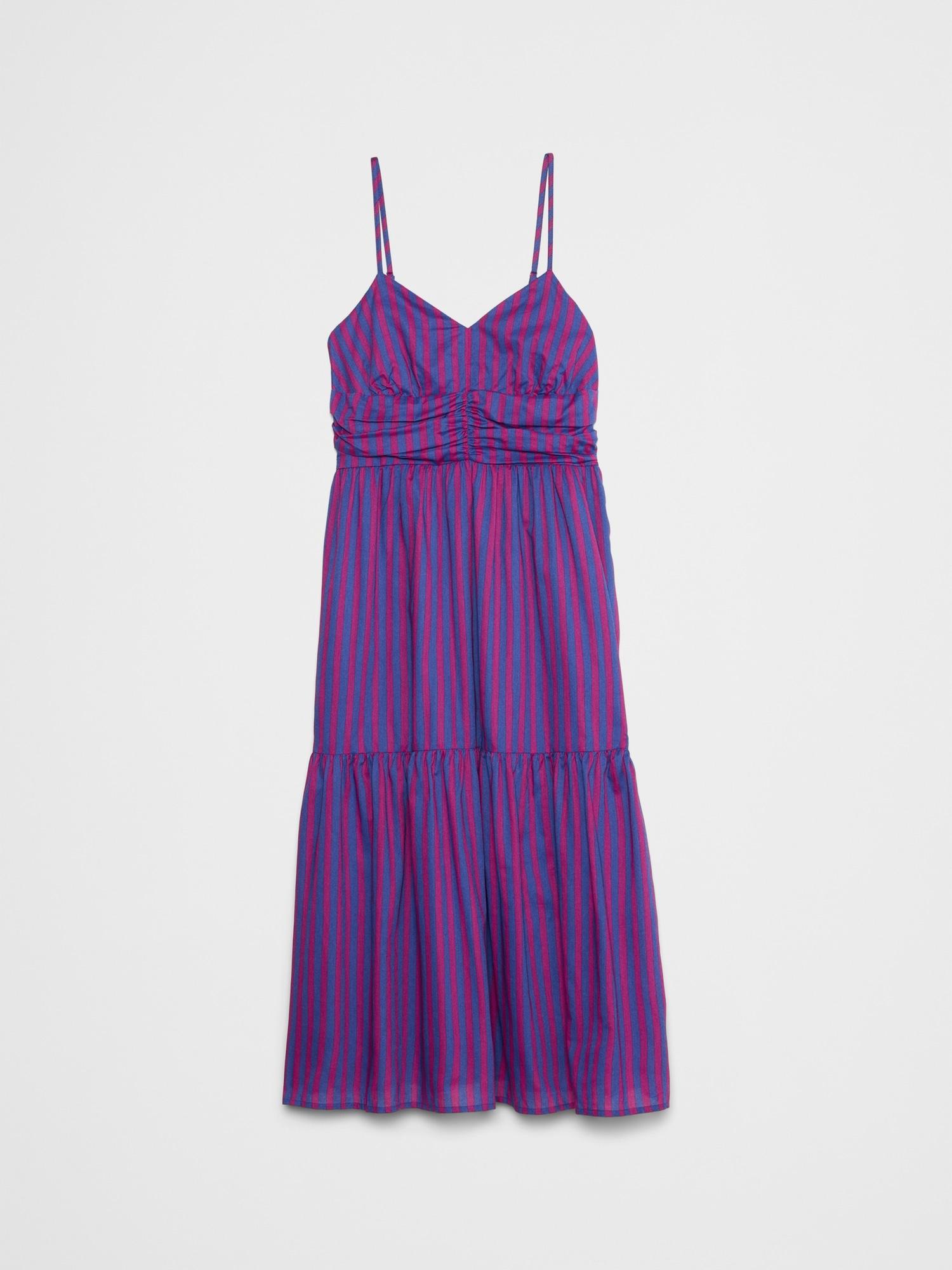 Strappy Voile Midi Dress Product Image