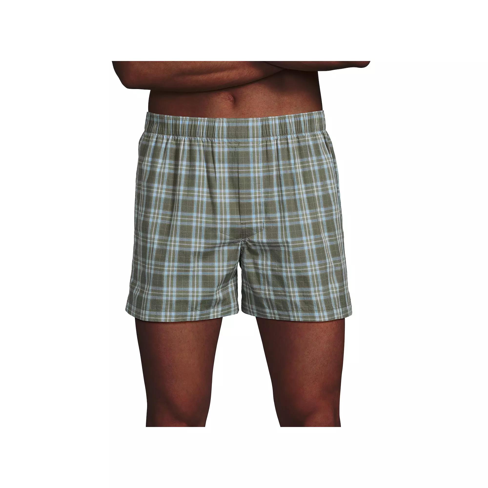 Men's Lands' End 3-Pack Essential Boxers,  Product Image