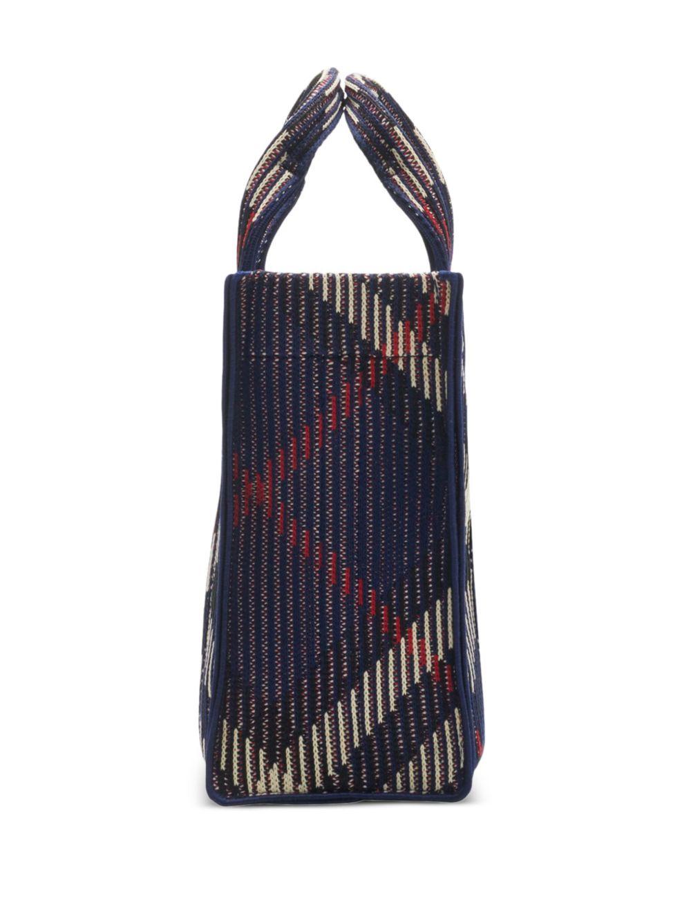 mini Check knitted tote bag Product Image