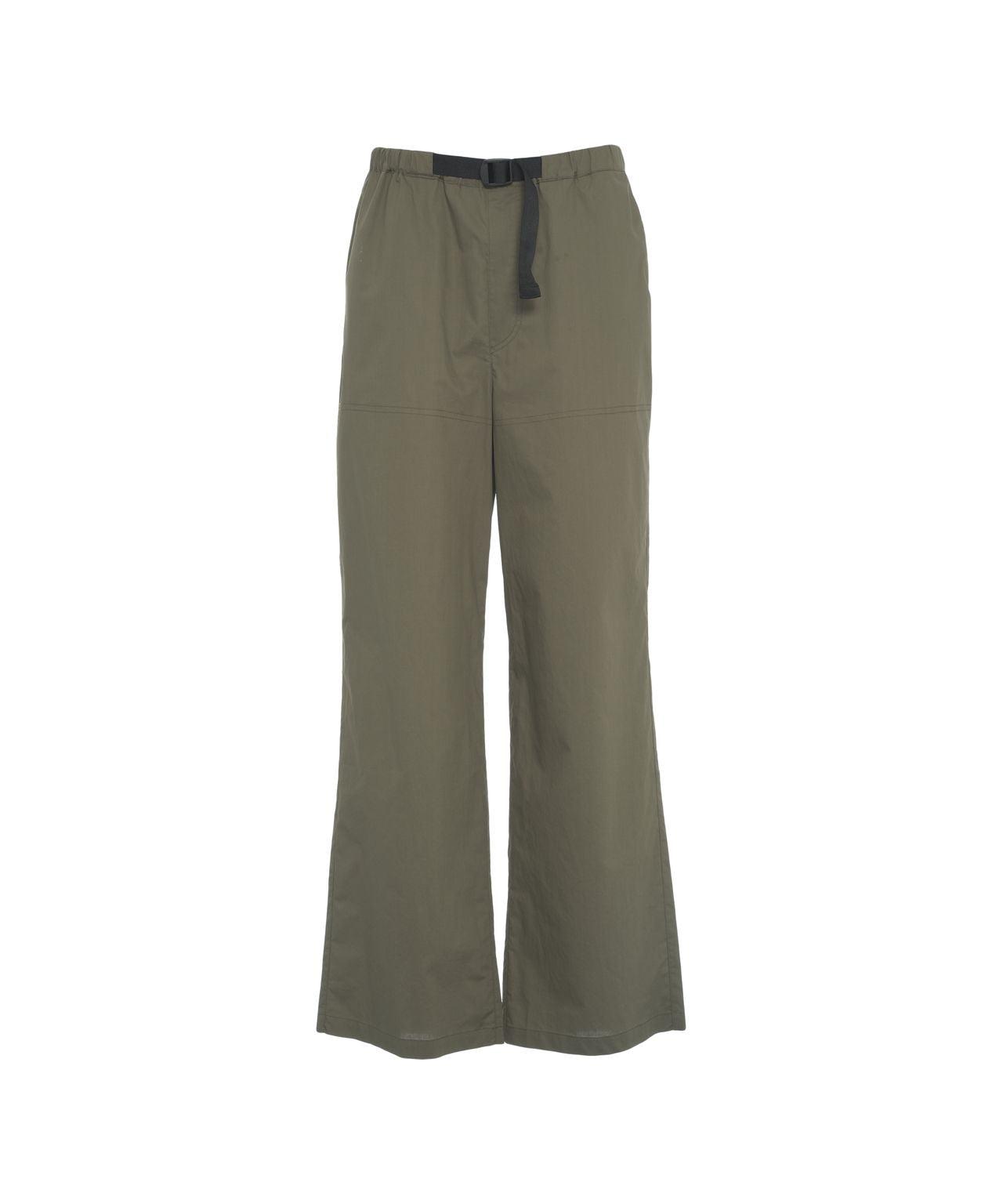 Wide leg pants with belt Product Image