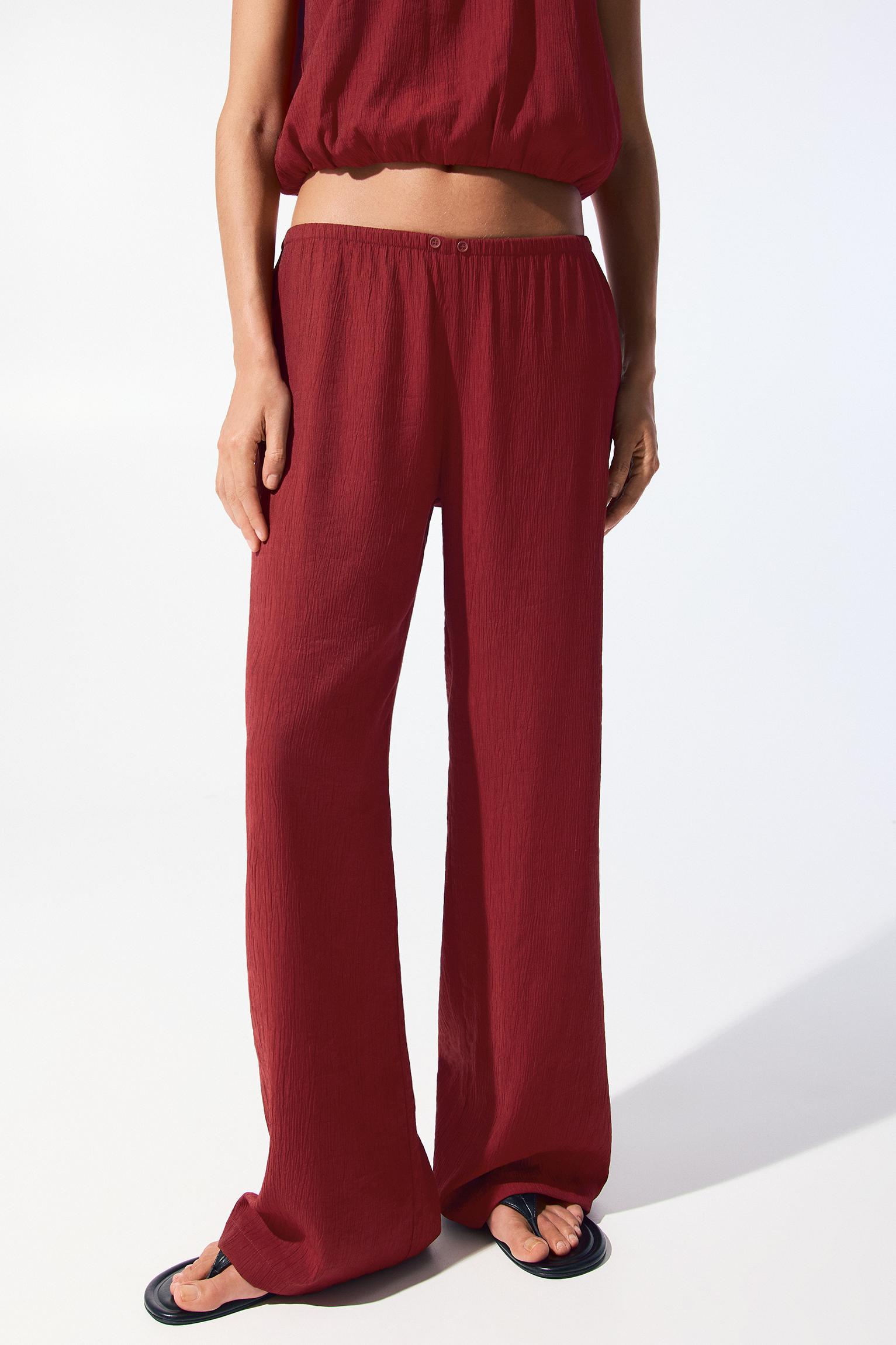 Rustic pajama-style pants Product Image