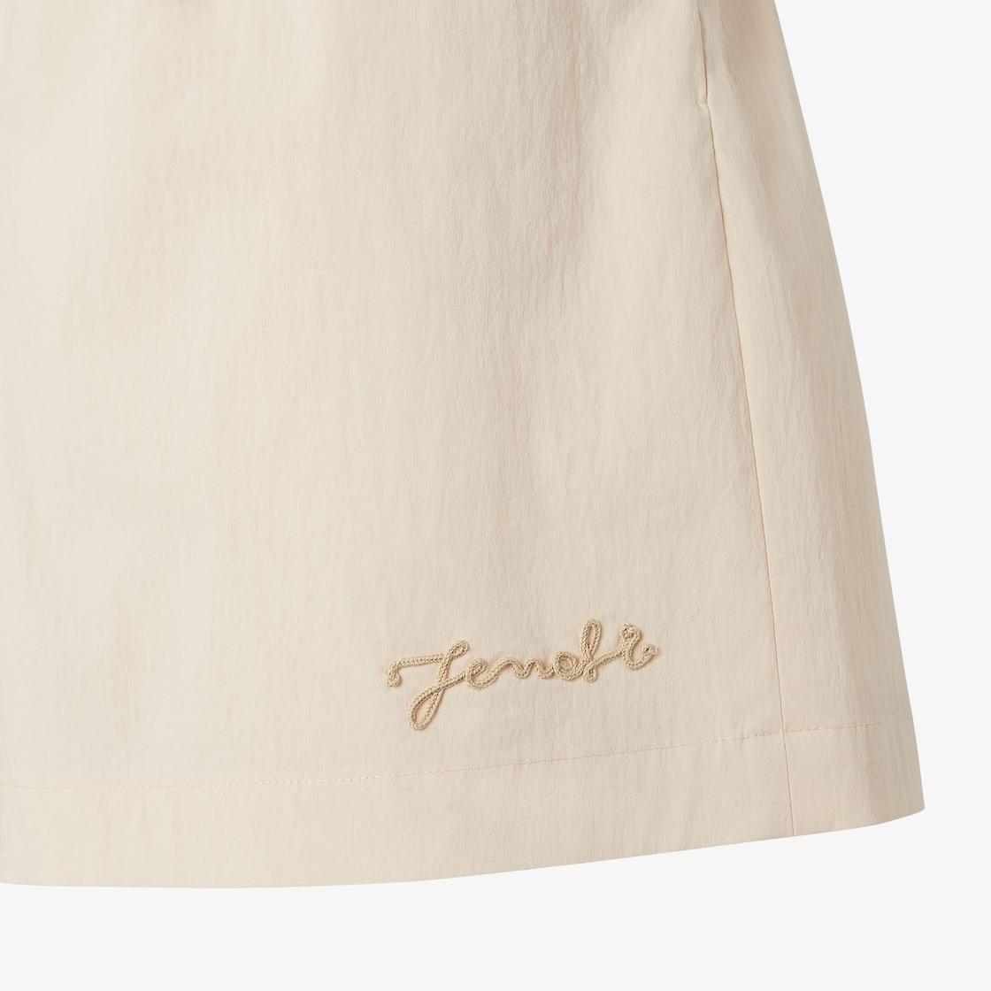 ShortsBeige technical cotton shorts Product Image