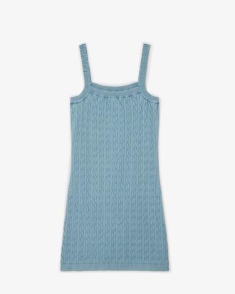 Women's Wash Effect Cable Knit Dress Product Image