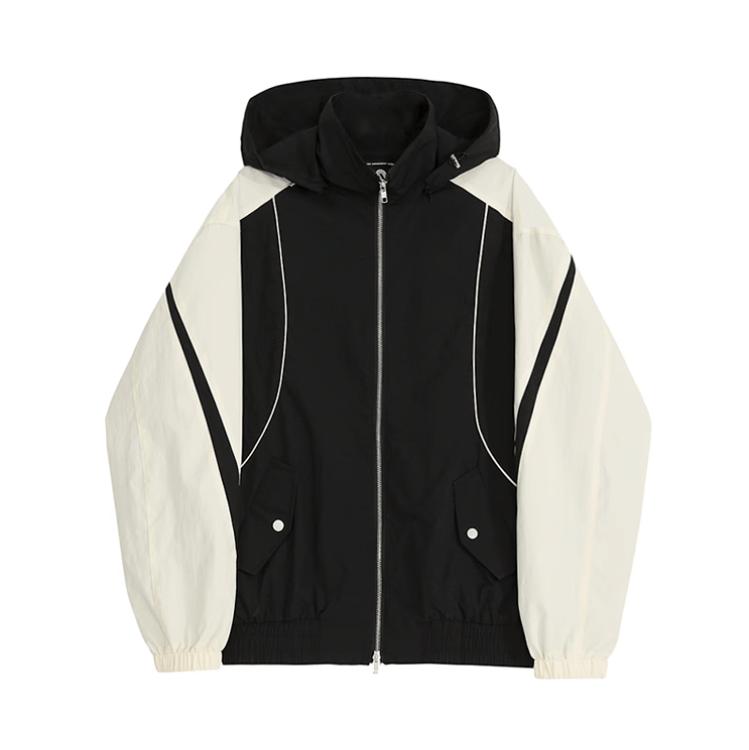 RT No. 11207 TWO TONE ZIP-UP HOODED JK Product Image