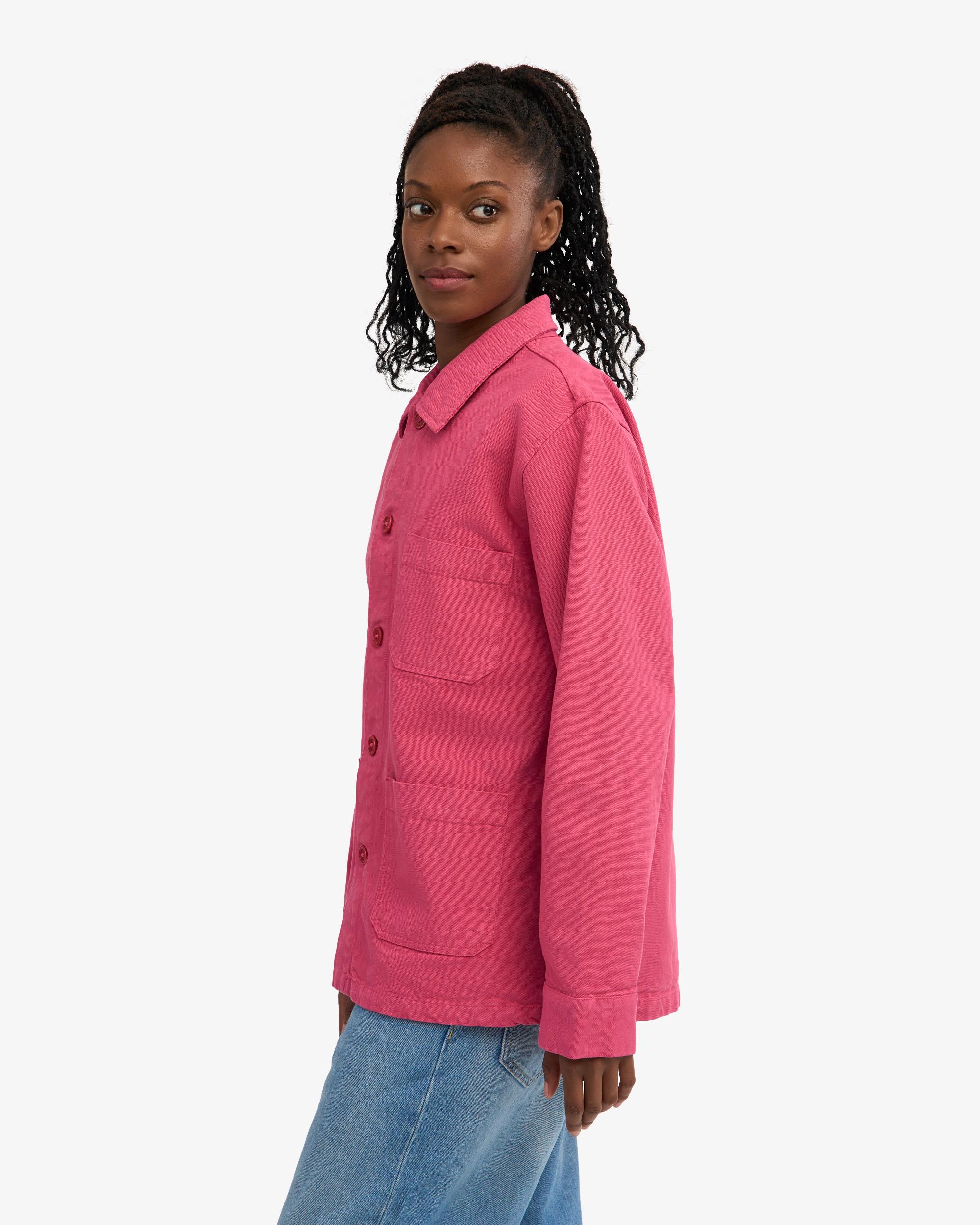 Organic Workwear Jacket - Oxblood Red Product Image