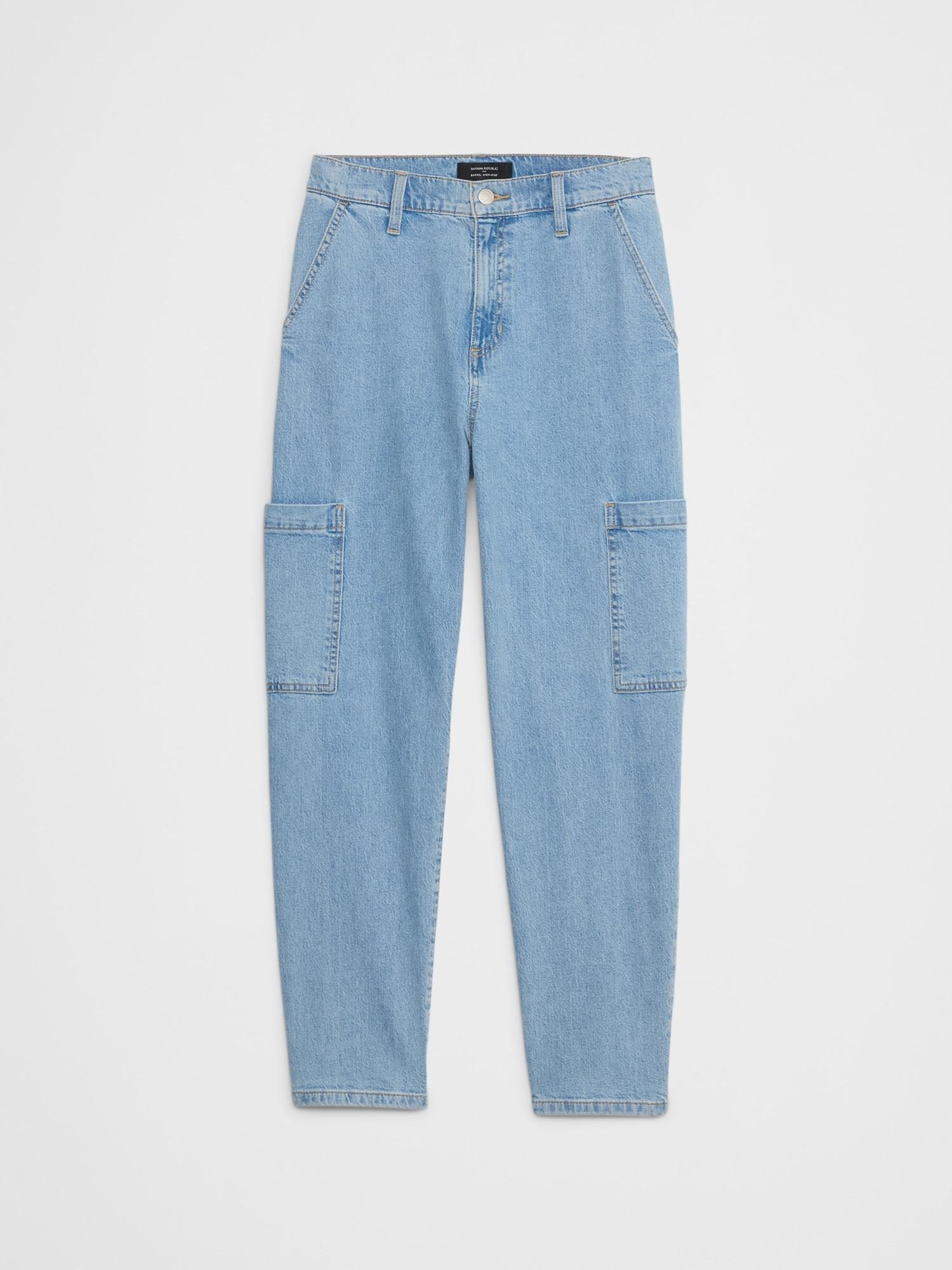 Slim Barrel High-Rise Utility Jean Product Image