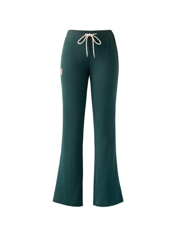 Logo Detail Terry Casual Pants Product Image