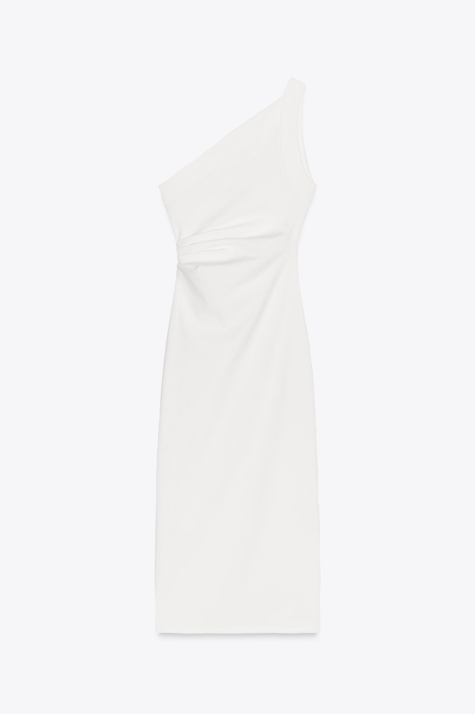 ASYMMETRIC MIDI DRESS Product Image