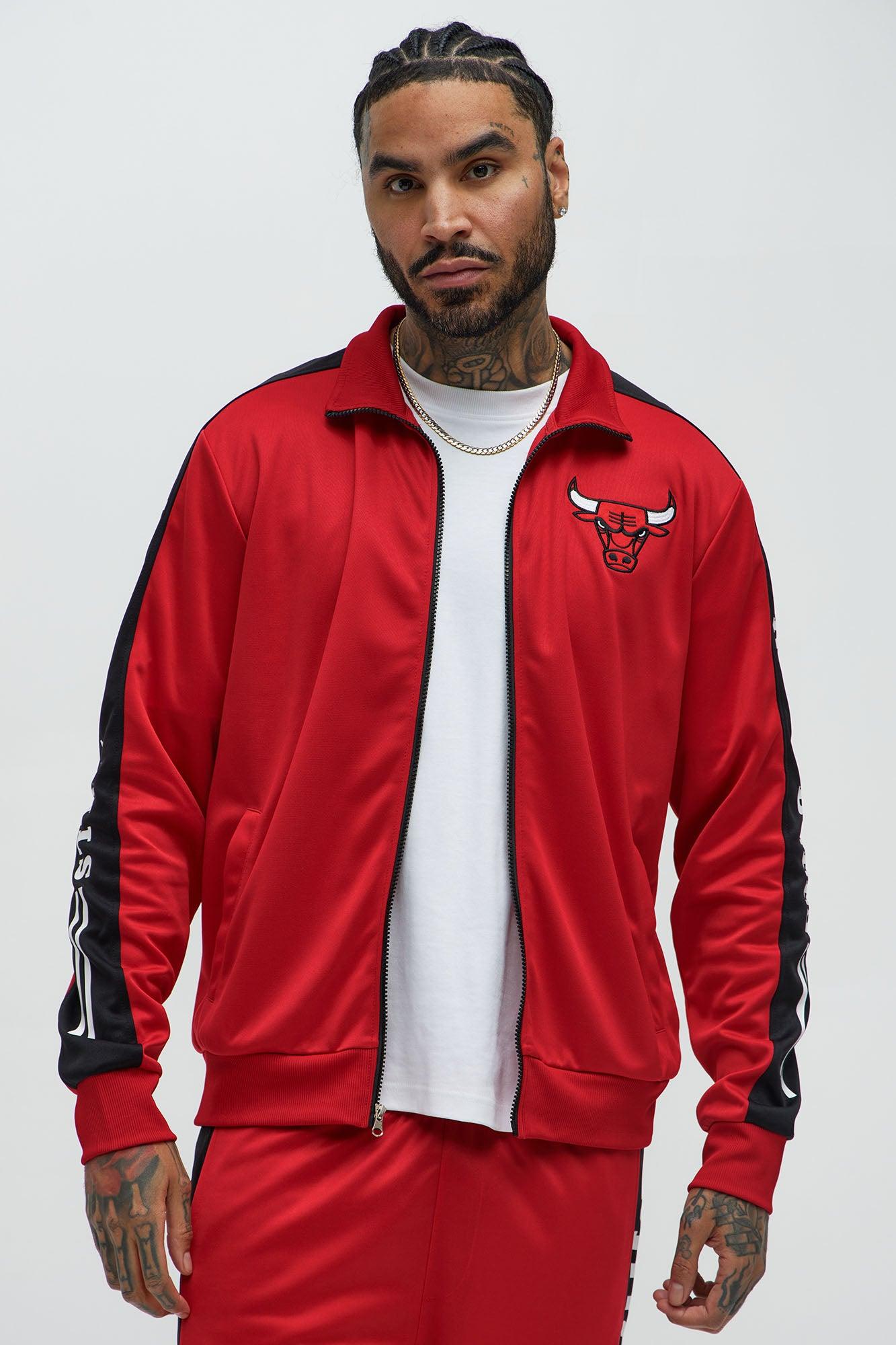 Bulls Stand By Track Jacket - Red Male Product Image