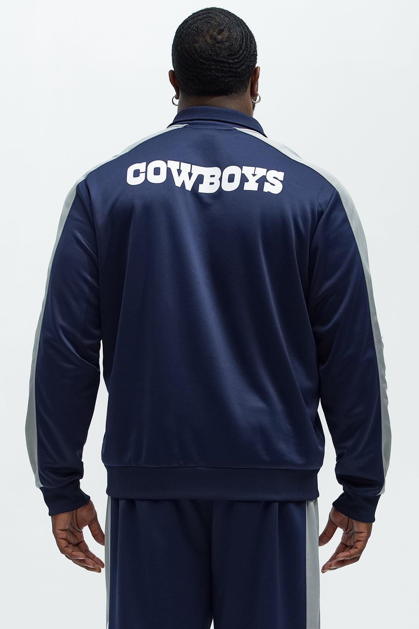 Cowboys Stand By Track Jacket - Navy Male Product Image