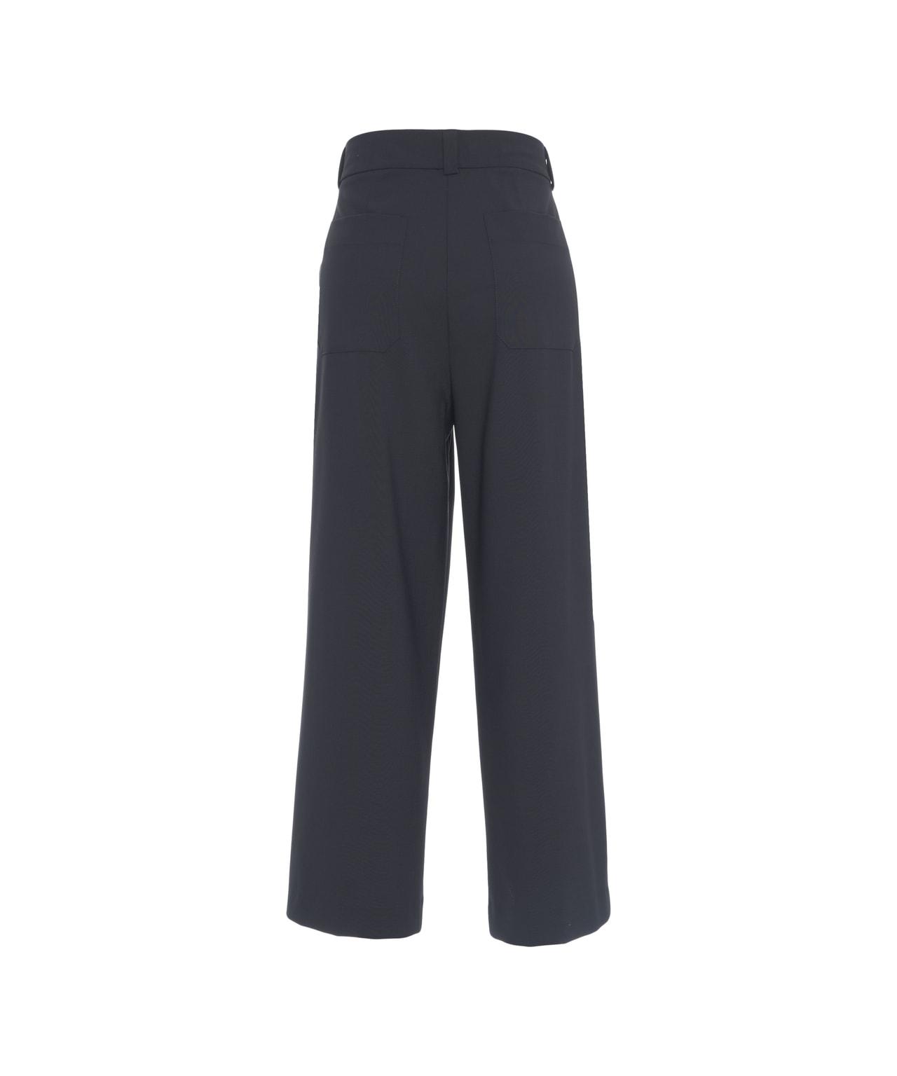 Pleated wool blend pants Product Image