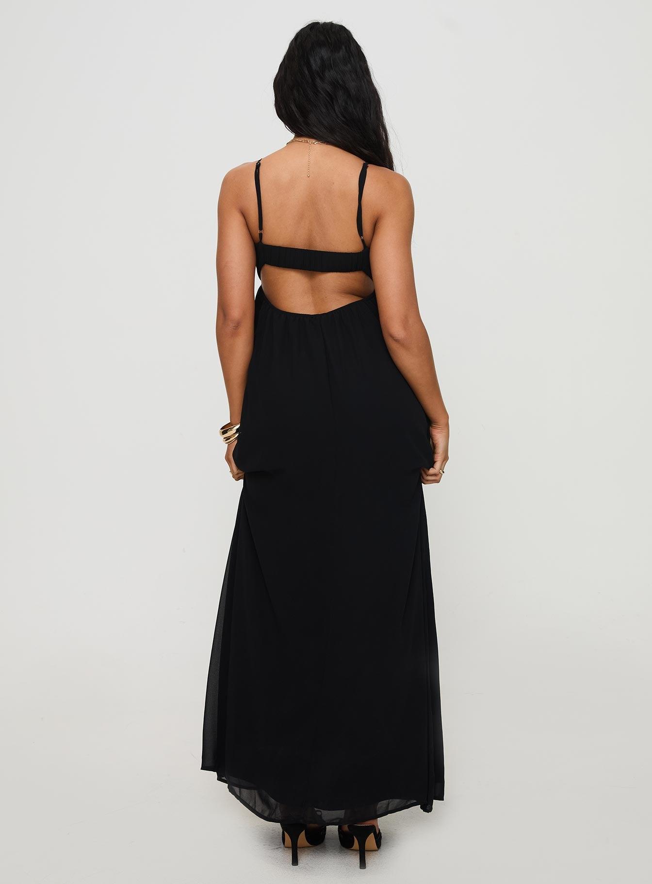 Granno Maxi Dress Black Product Image