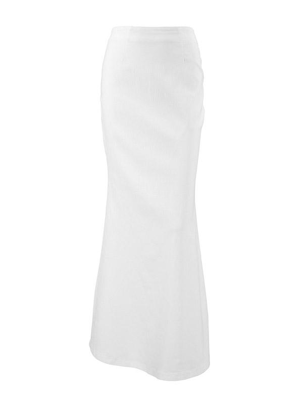 Bodycon High Waisted No Belt Solid Color Skirts Bottoms Product Image