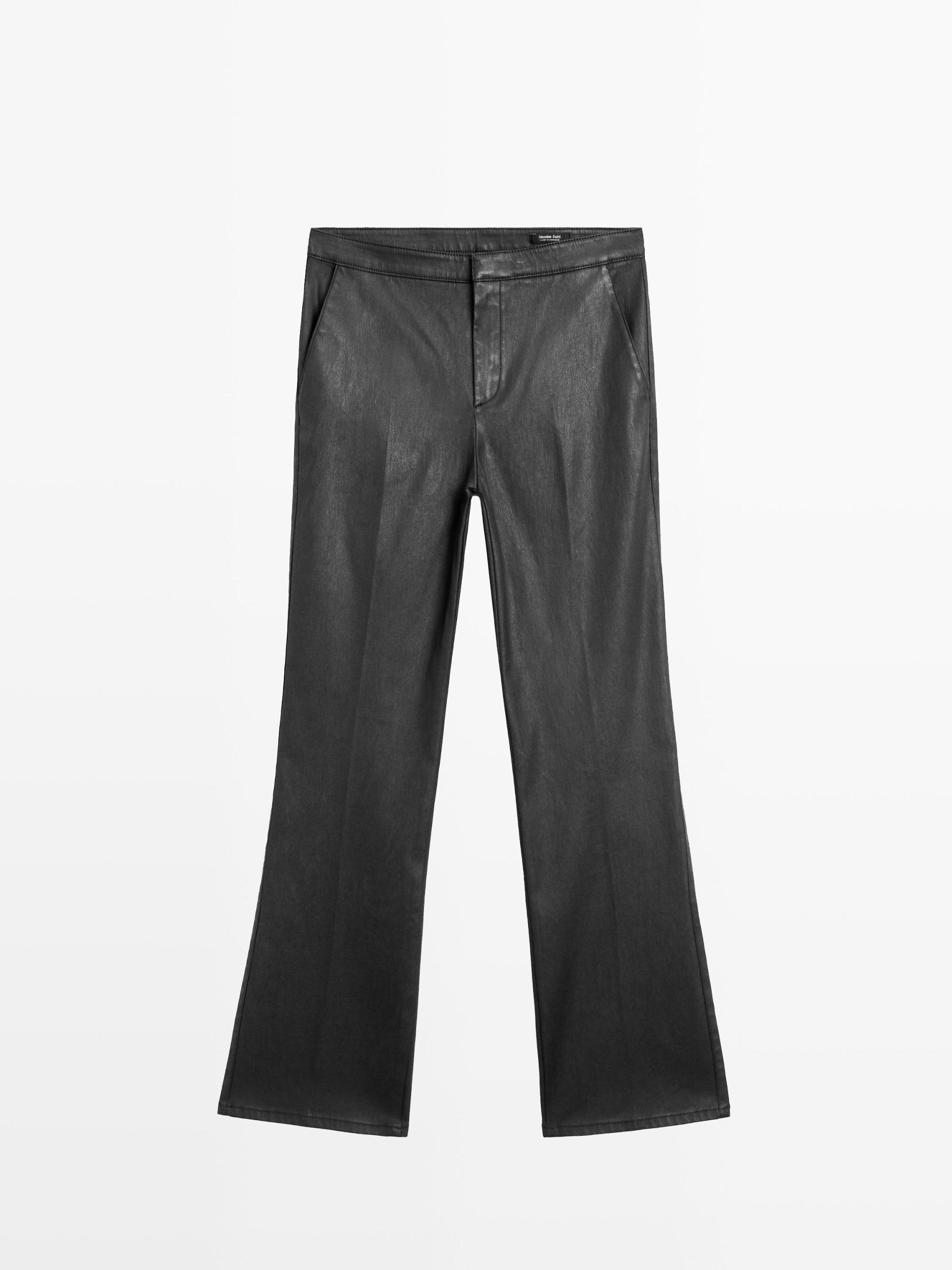 Flared cropped trousers Product Image