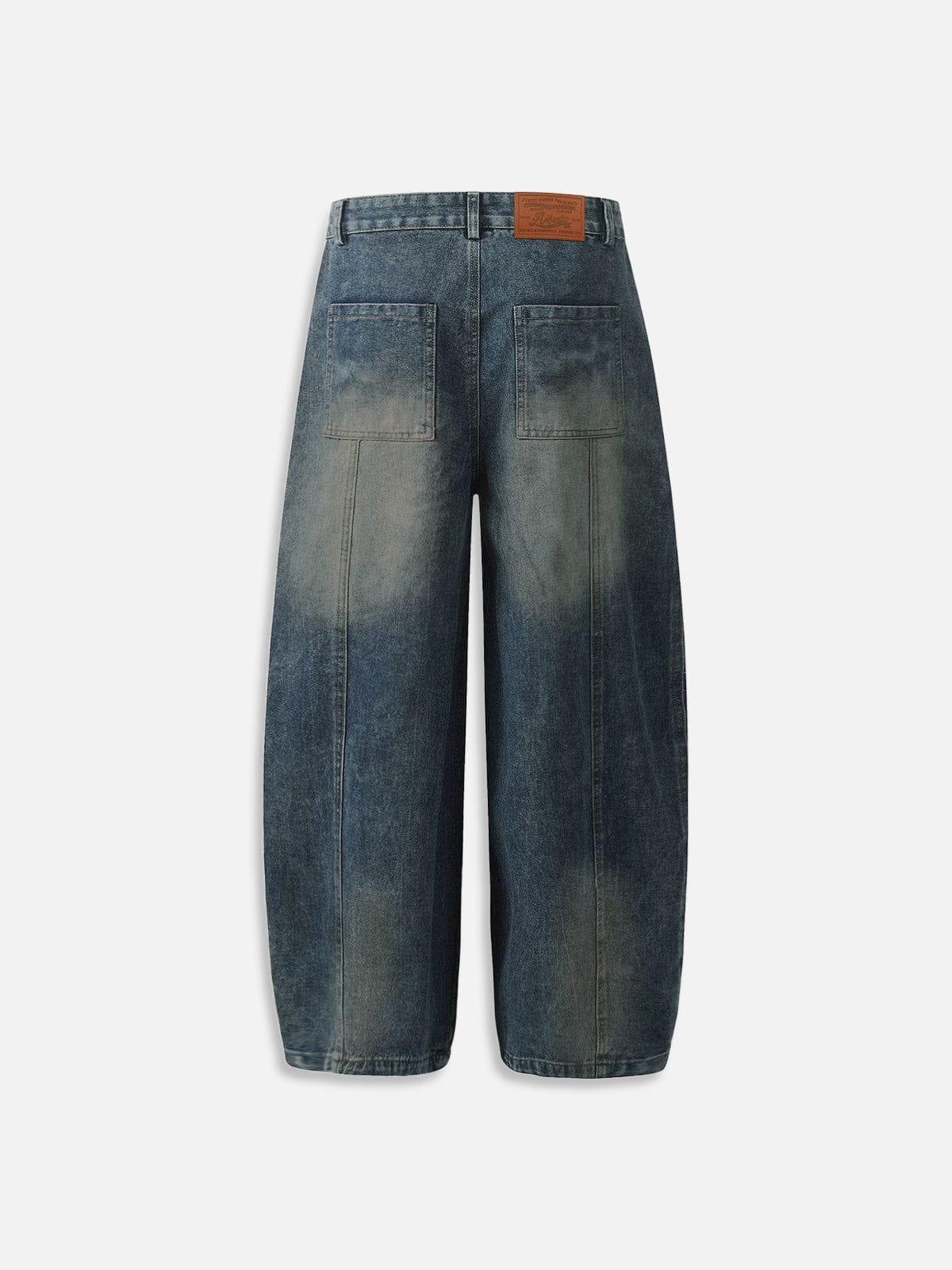 Aelfric Eden Baggy Distressed Washed Jeans Product Image