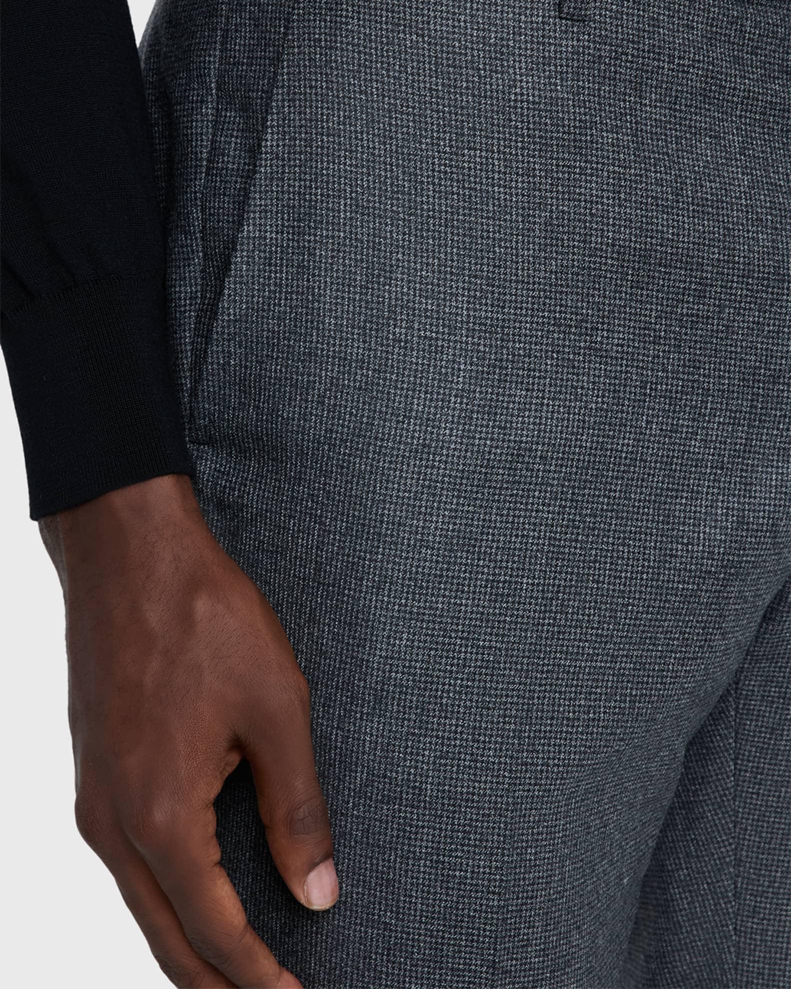 Men's Wool Micro-Houndstooth Two-Piece Suit Product Image