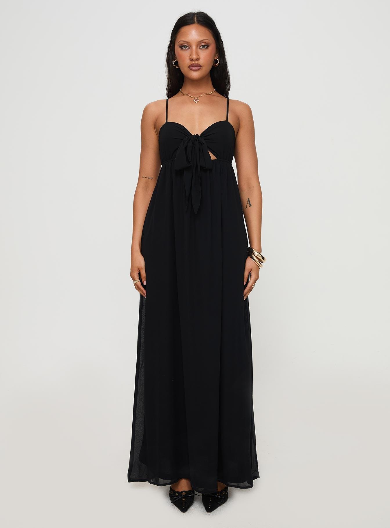 Granno Maxi Dress Black Product Image