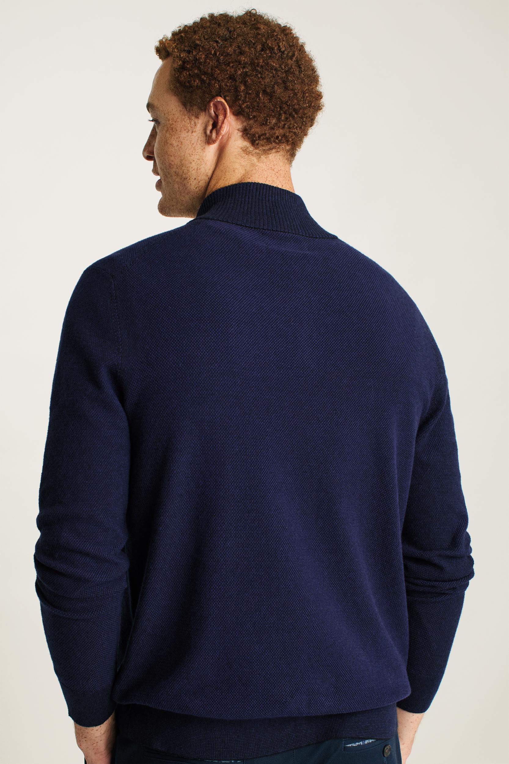 Washable Cotton Cashmere Half-Zip Product Image