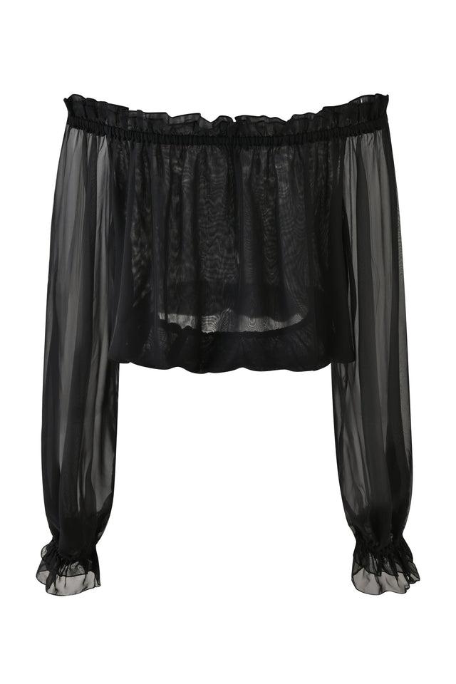 JAZMIN TOP - BLACK Product Image