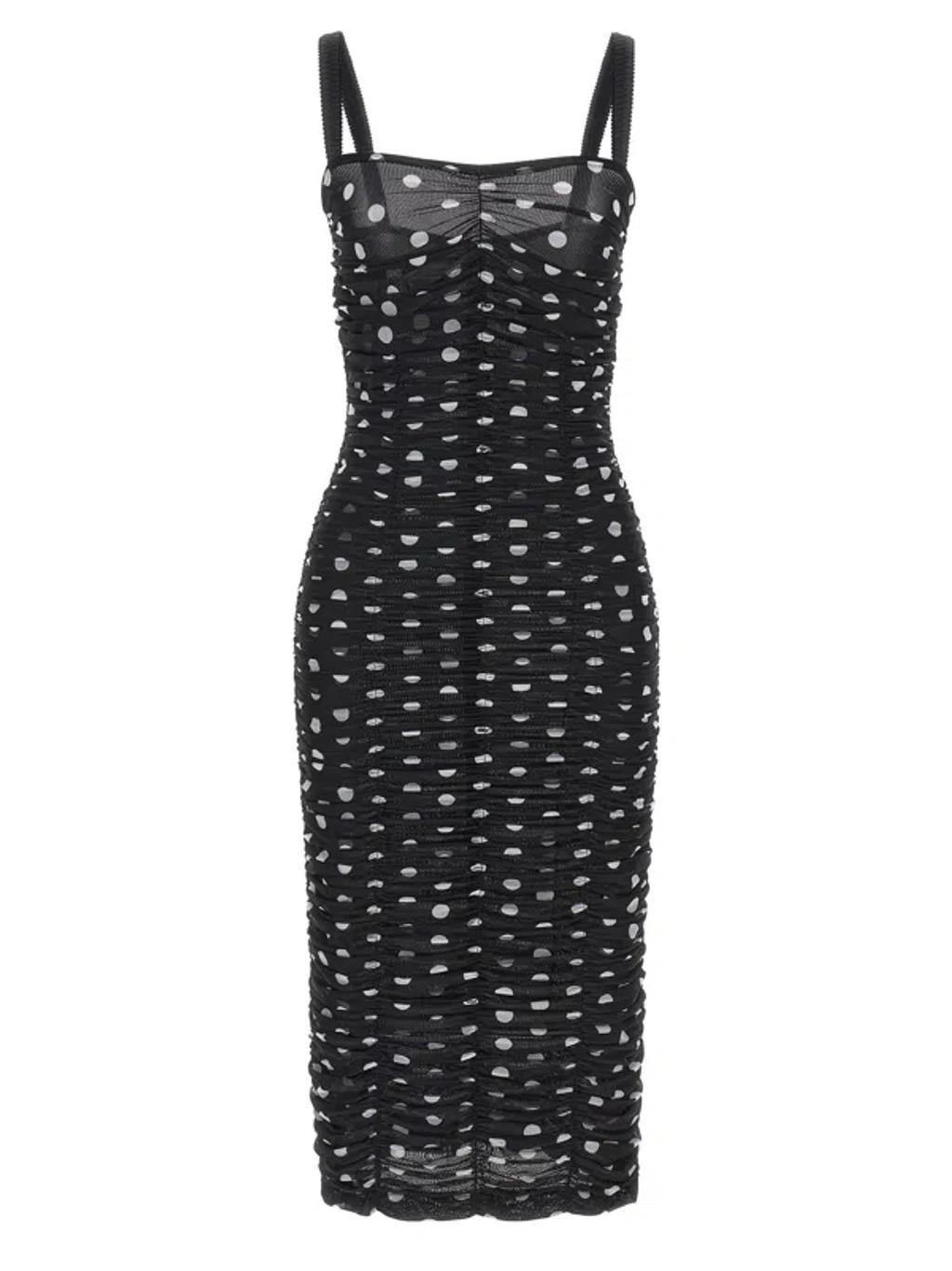 DOLCE & GABBANA Women Abito Mambo Italiano In Black Product Image