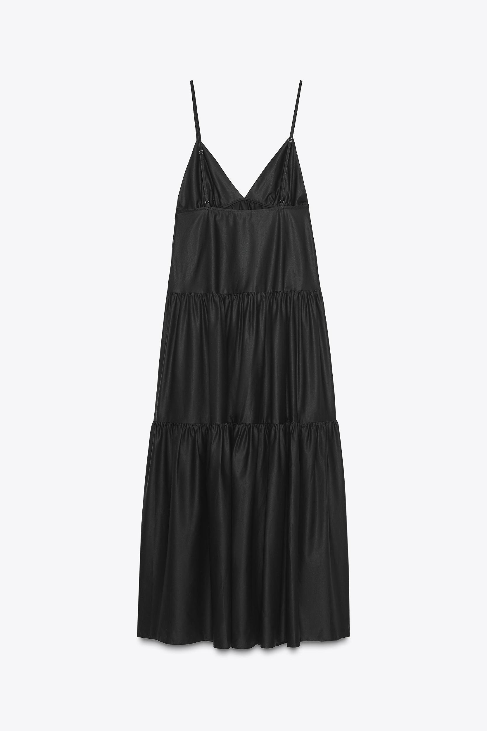 PANELED MIDI DRESS Product Image