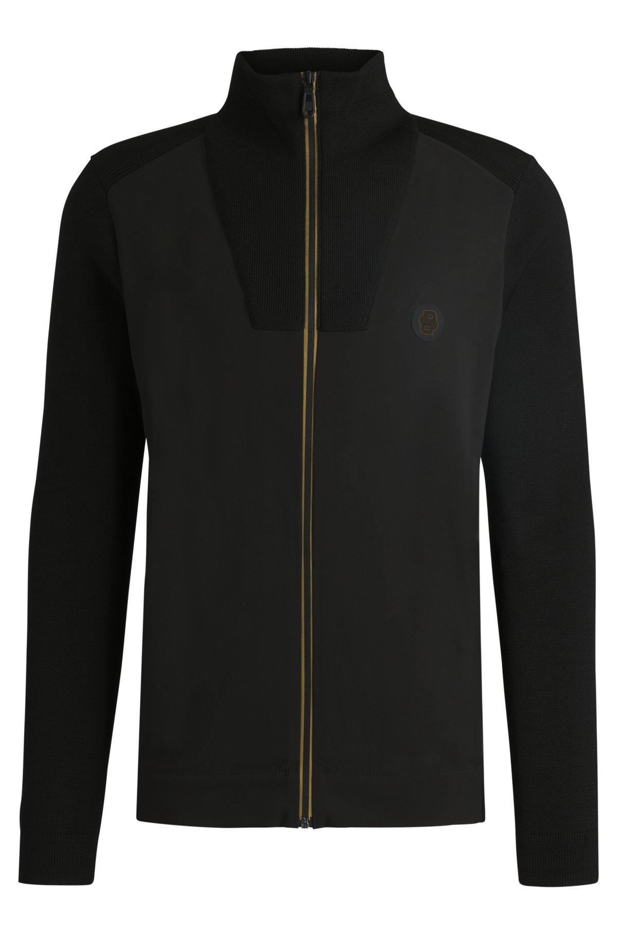 Knitted jacket with Double B monogram Product Image