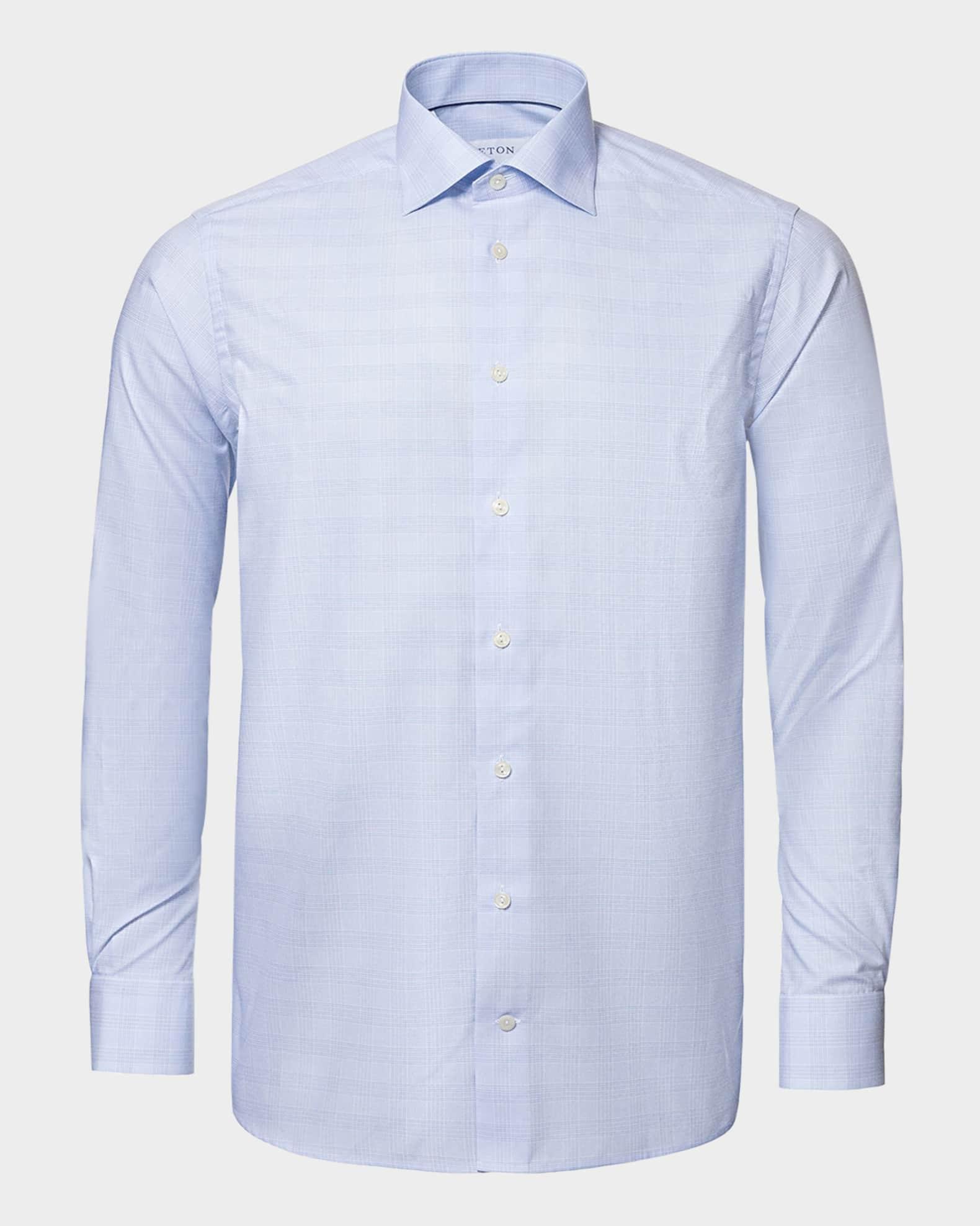 Mens Prince Of Wales Check Classic-Fit Shirt Product Image