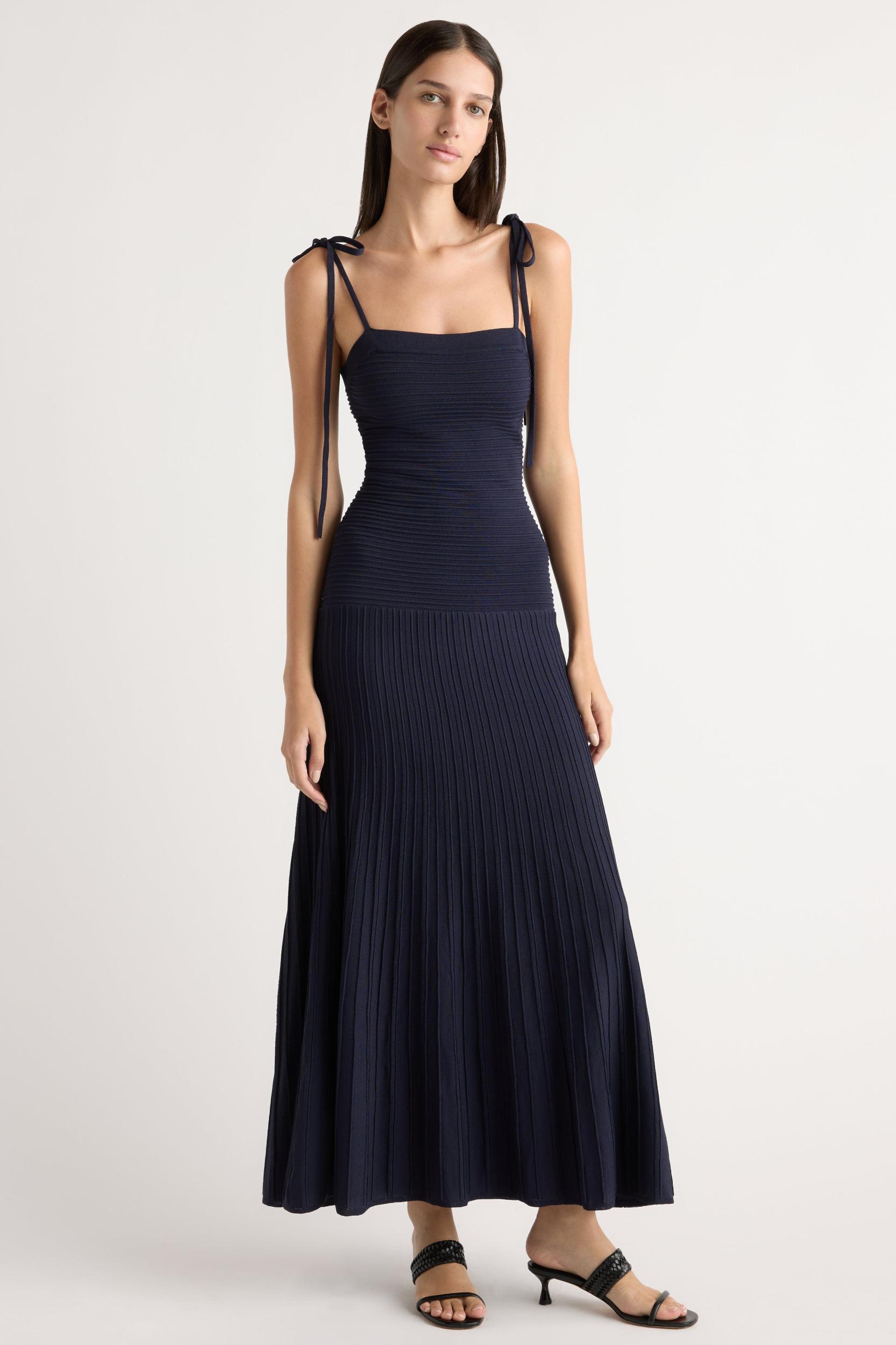 Chan Ottoman-Knit Dress Product Image