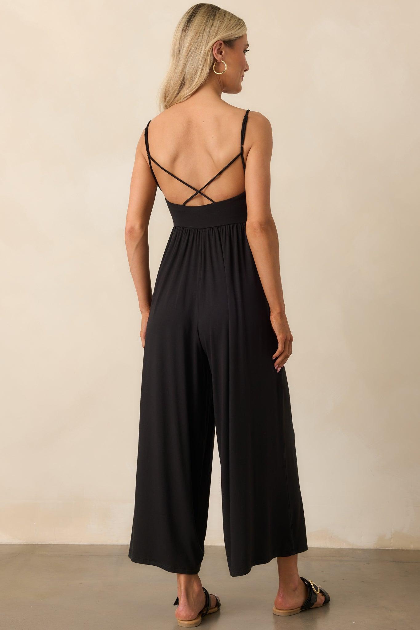 Z Supply Roz Black Jumpsuit Product Image