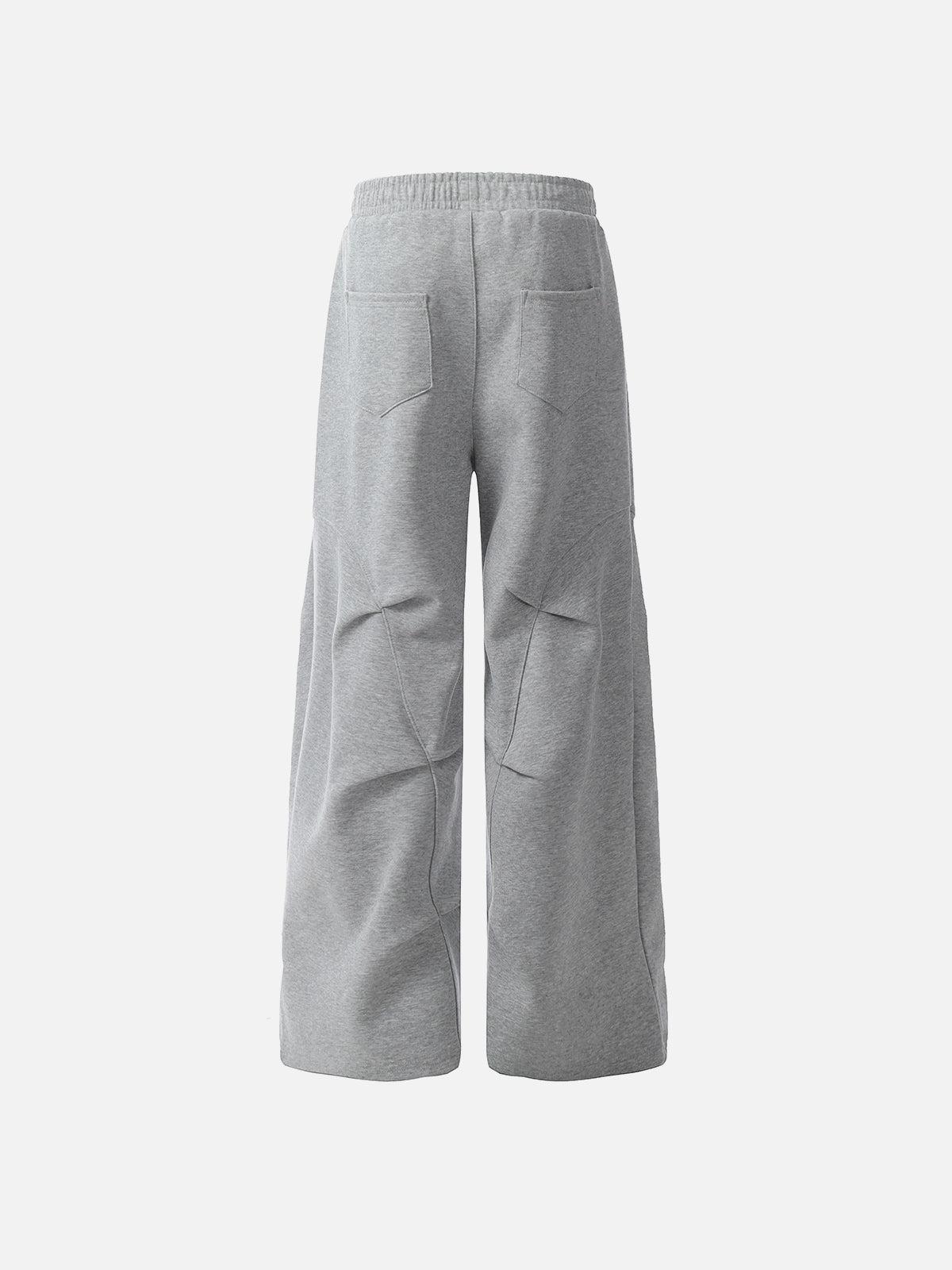 Aelfric Eden Solid Wrinkle Patchwork Sweatpants Product Image