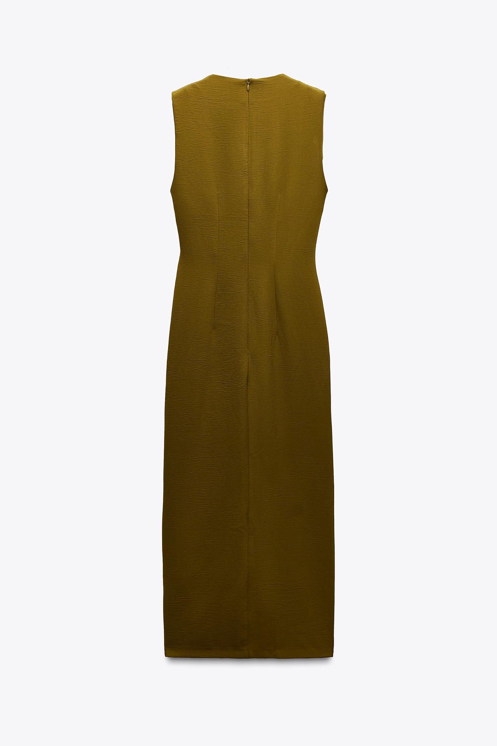 DRAPED MIDI DRESS Product Image