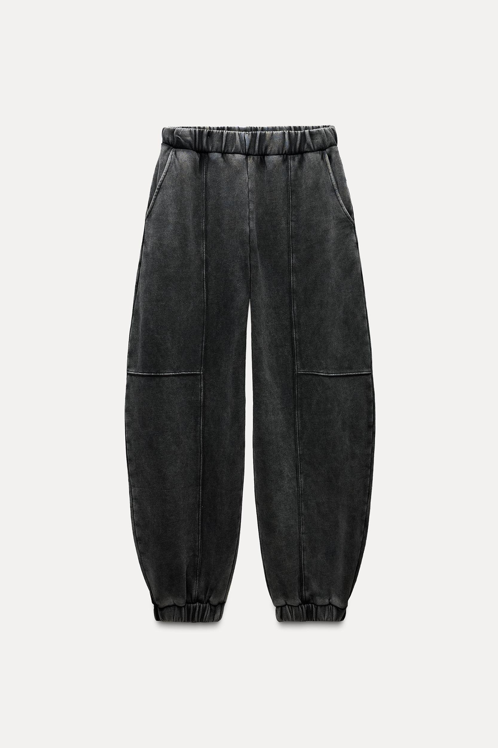 PLUSH WASHED EFFECT PANTS Product Image