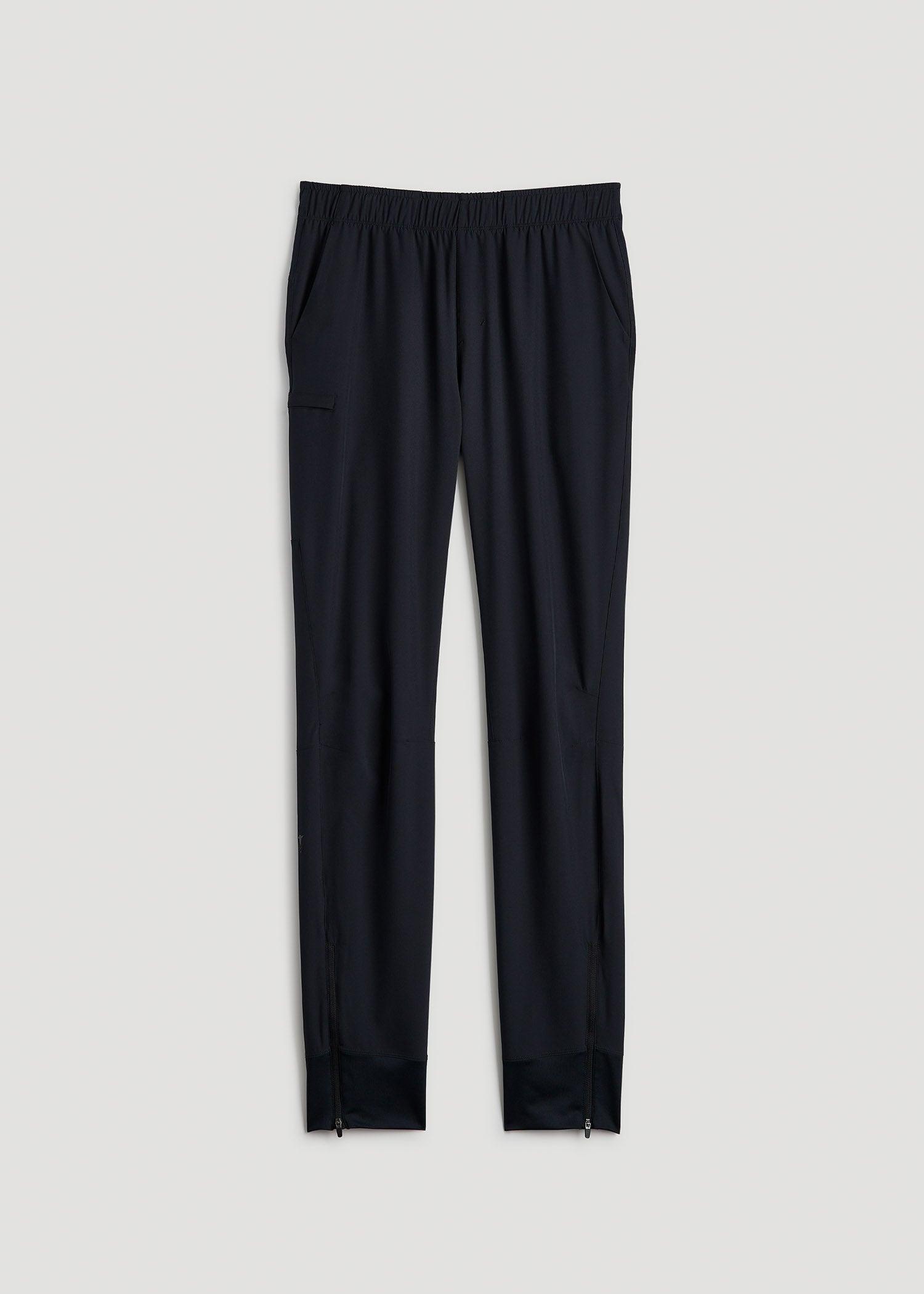 Featherweight Perforated Training Jogger for Tall Men in Black Male Product Image