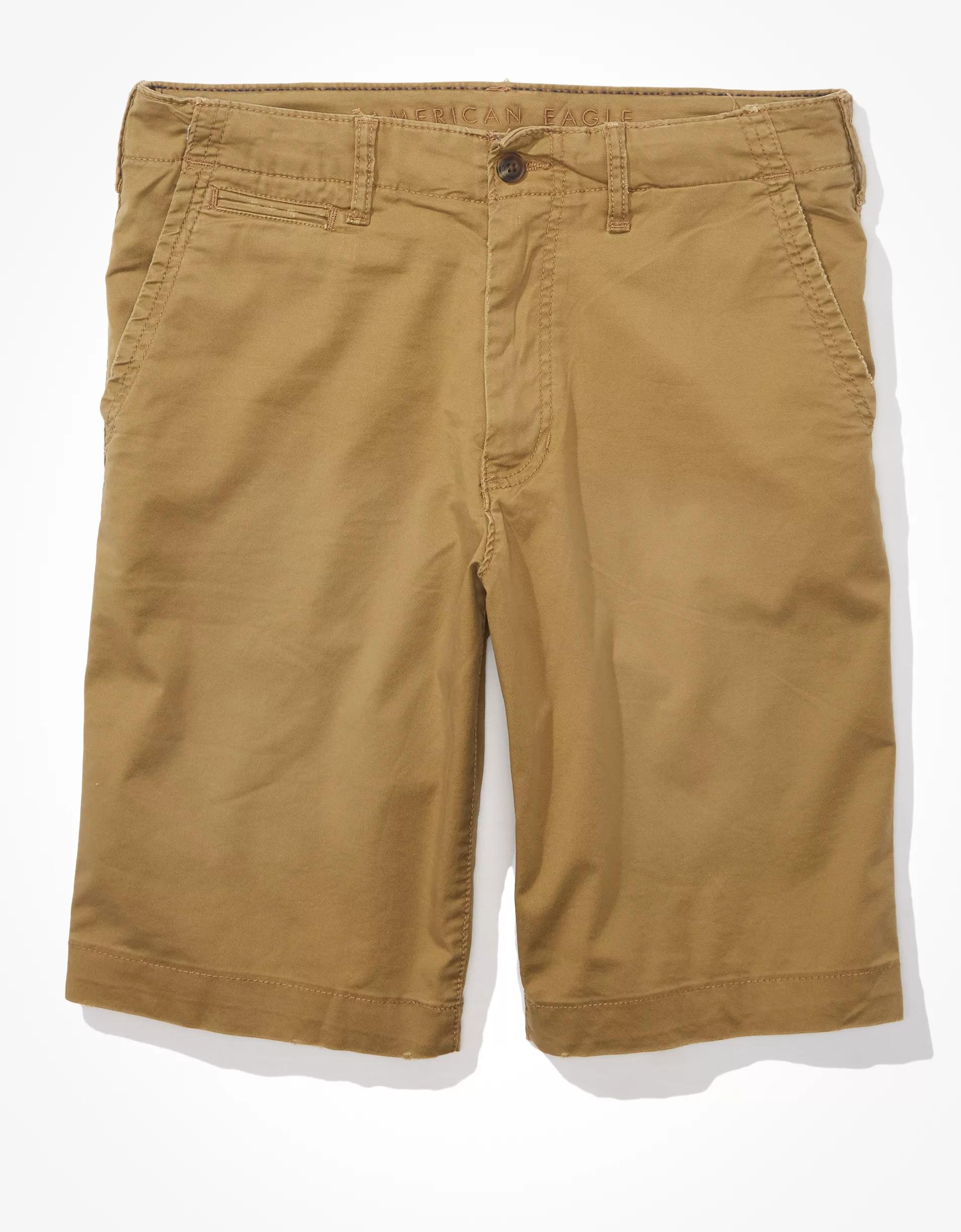 AE 12" Flex Longer Length Lived-In Khaki Short Product Image