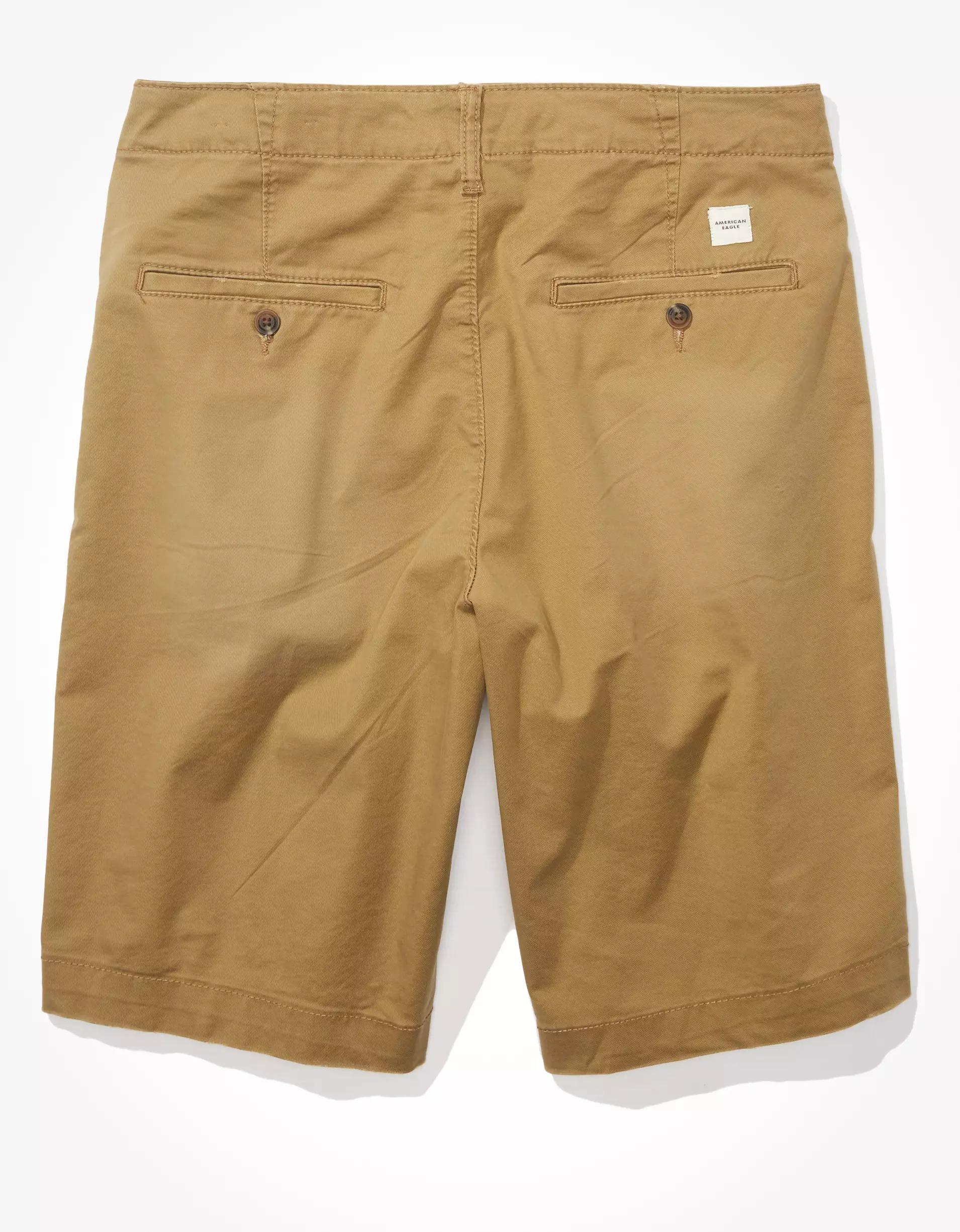 AE 12" Flex Longer Length Lived-In Khaki Short Product Image