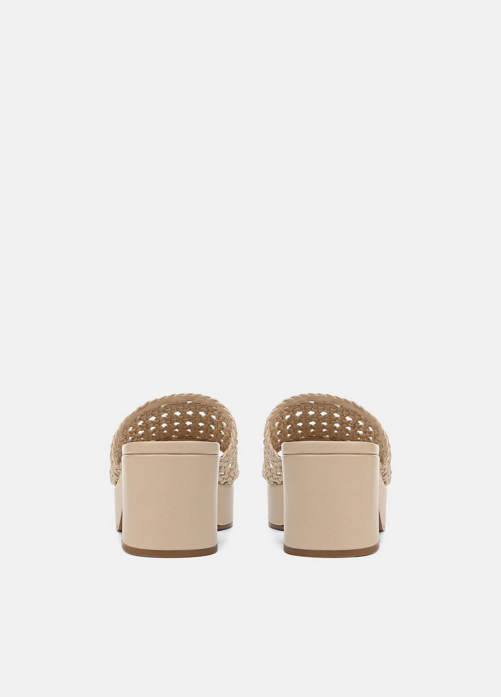 Margo Woven Leather Platform Sandal Product Image